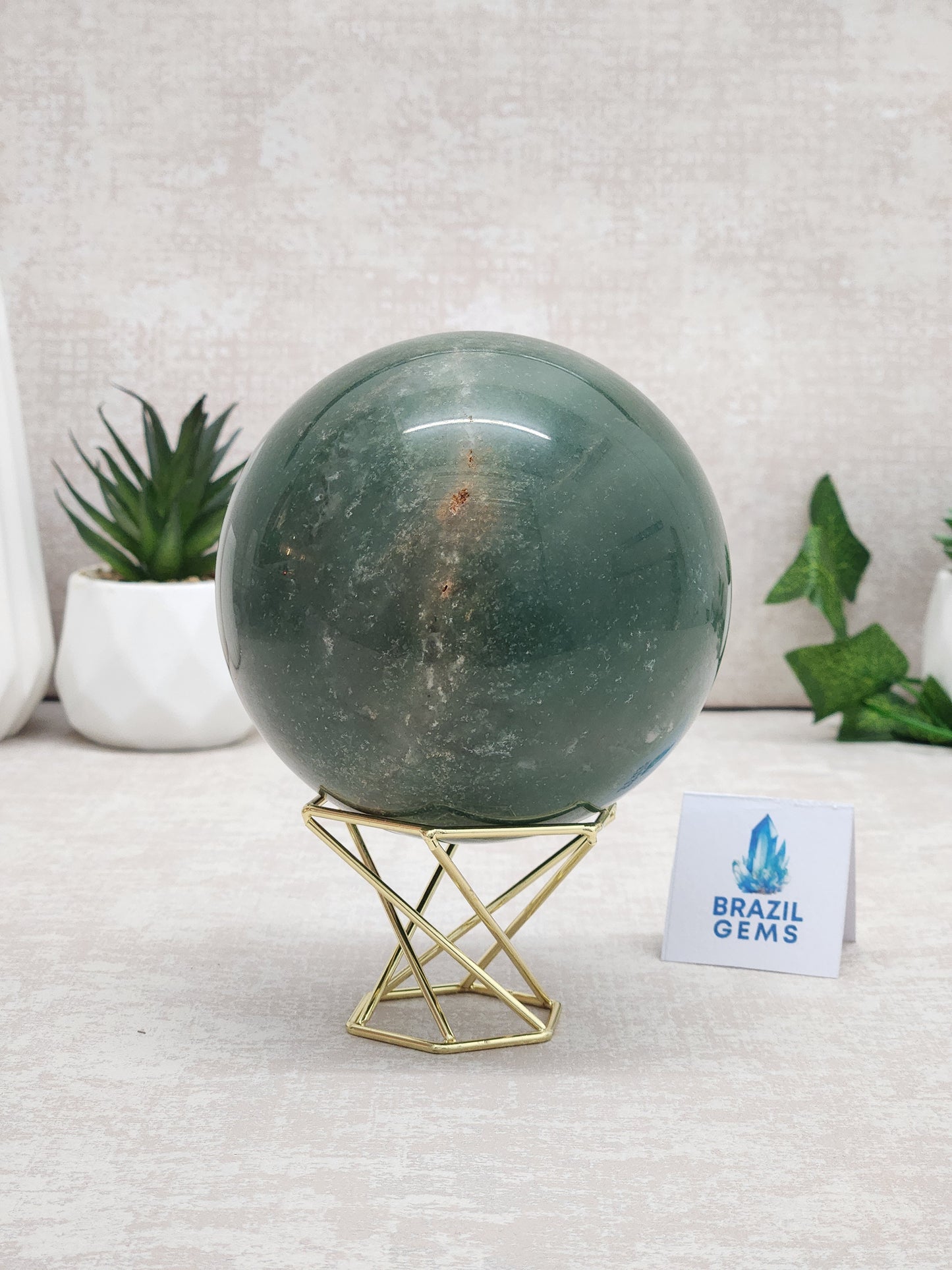 Green Quartz Sphere