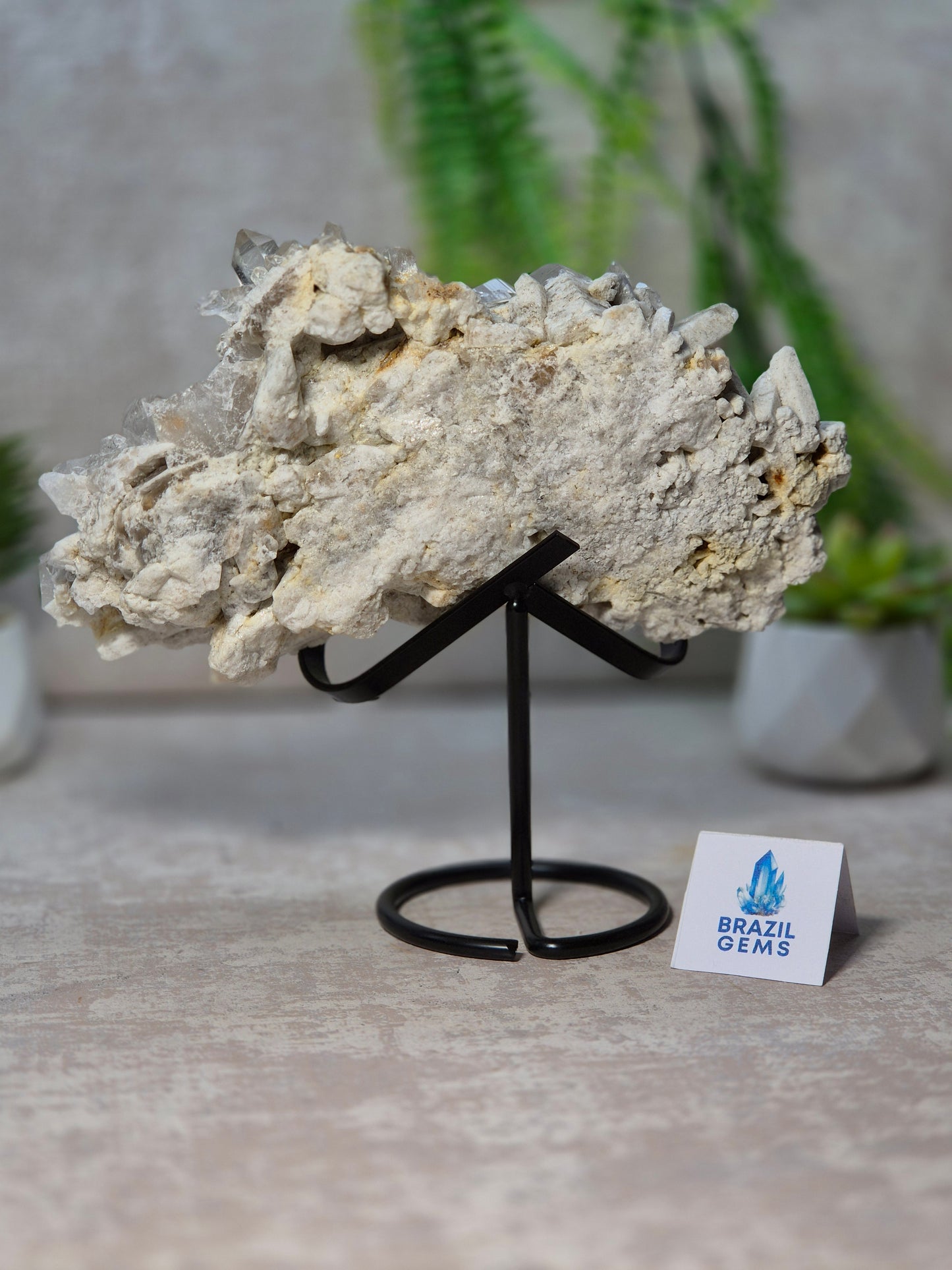 Lodolite Quartz Cluster