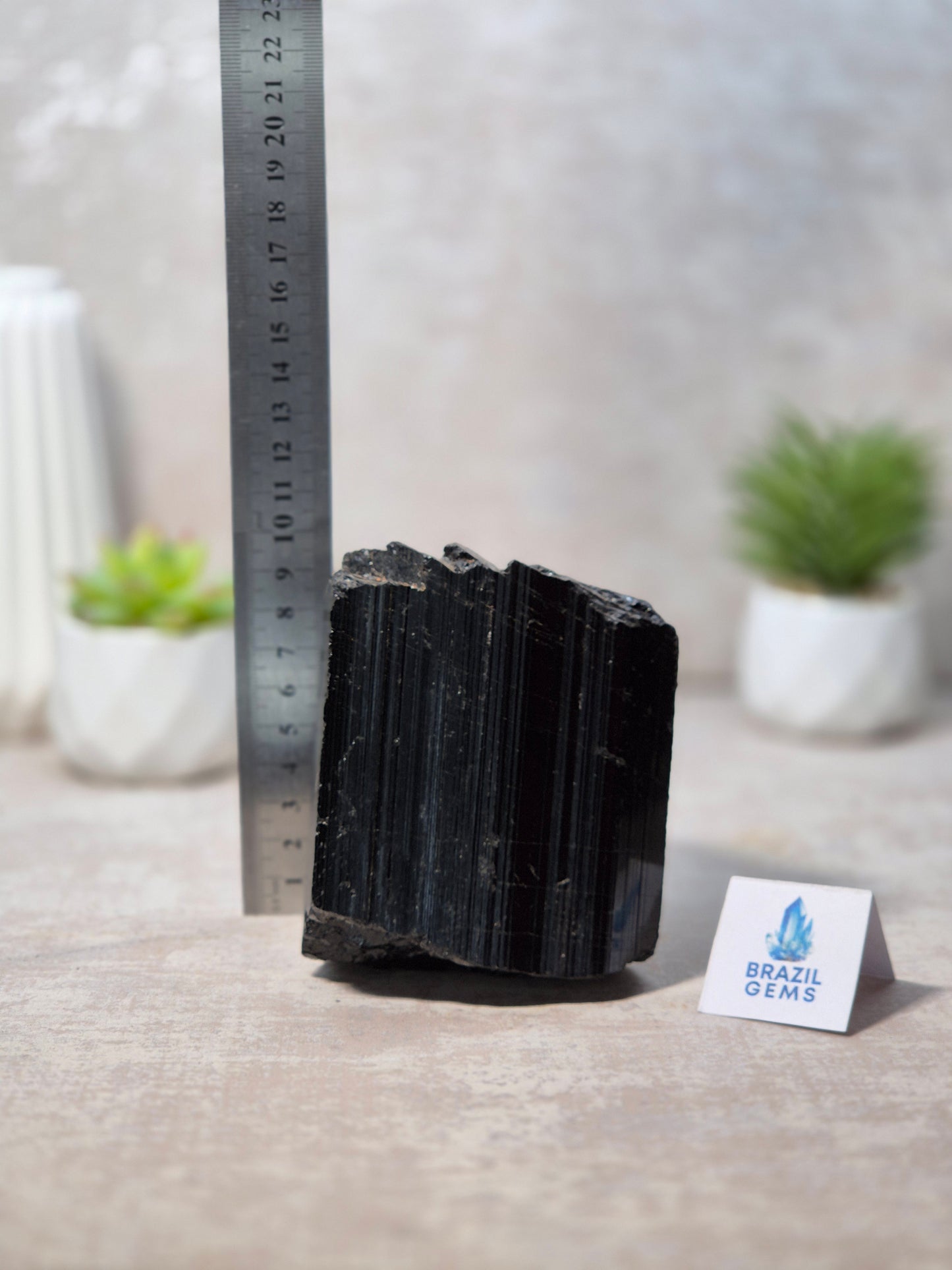 Raw Black Tourmaline Chunk