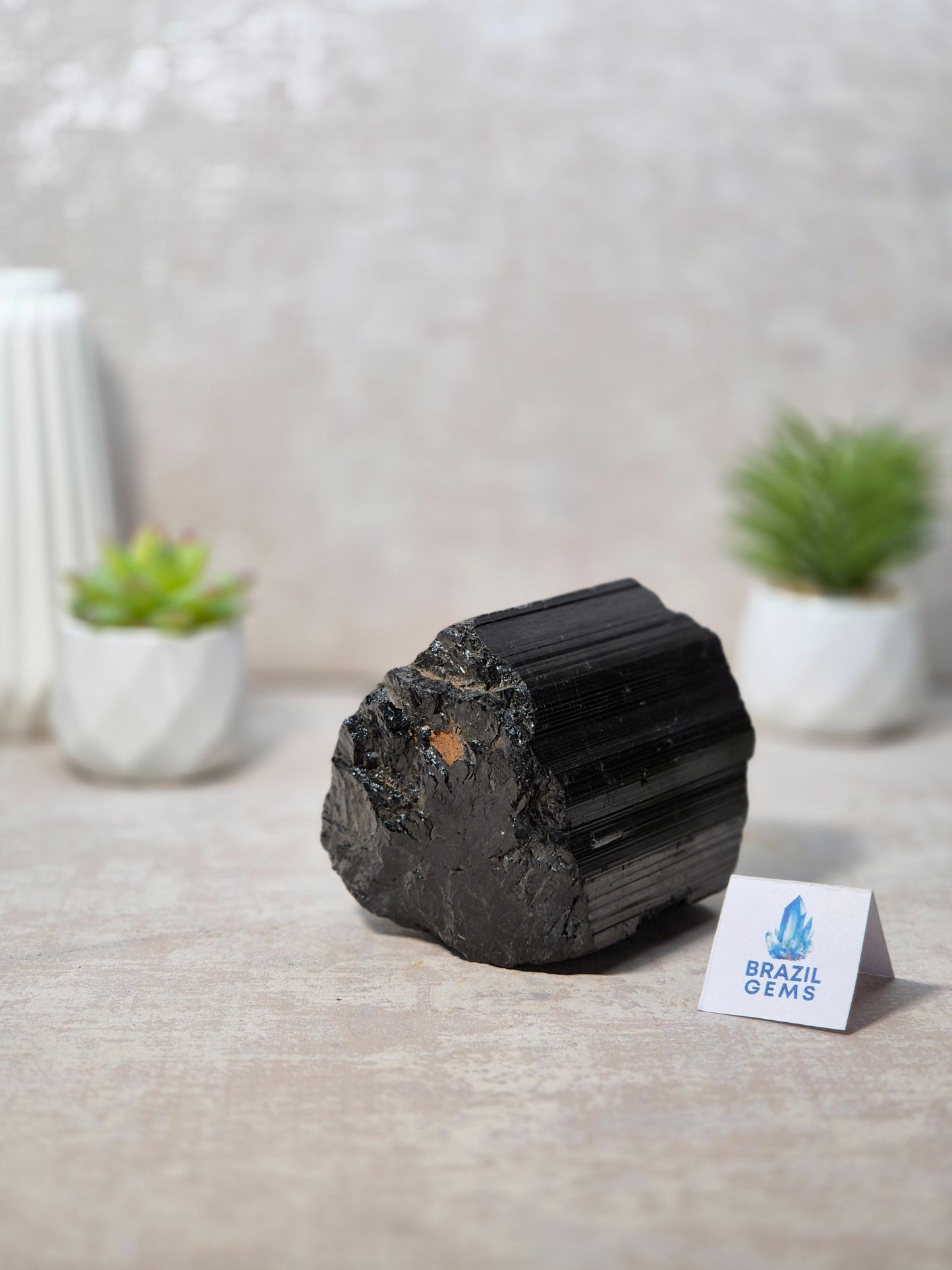 Raw Black Tourmaline Chunk