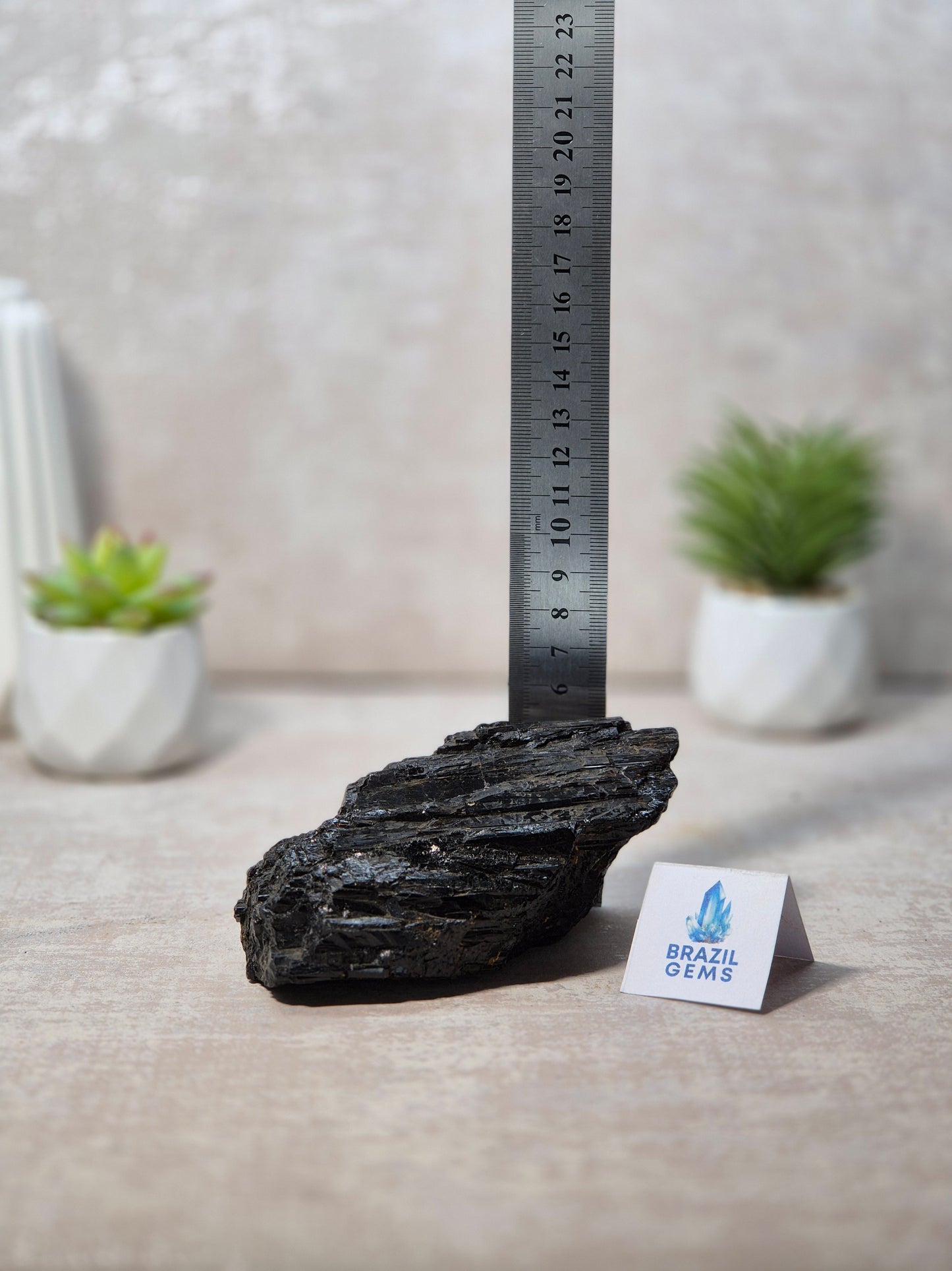 Raw Black Tourmaline Chunk