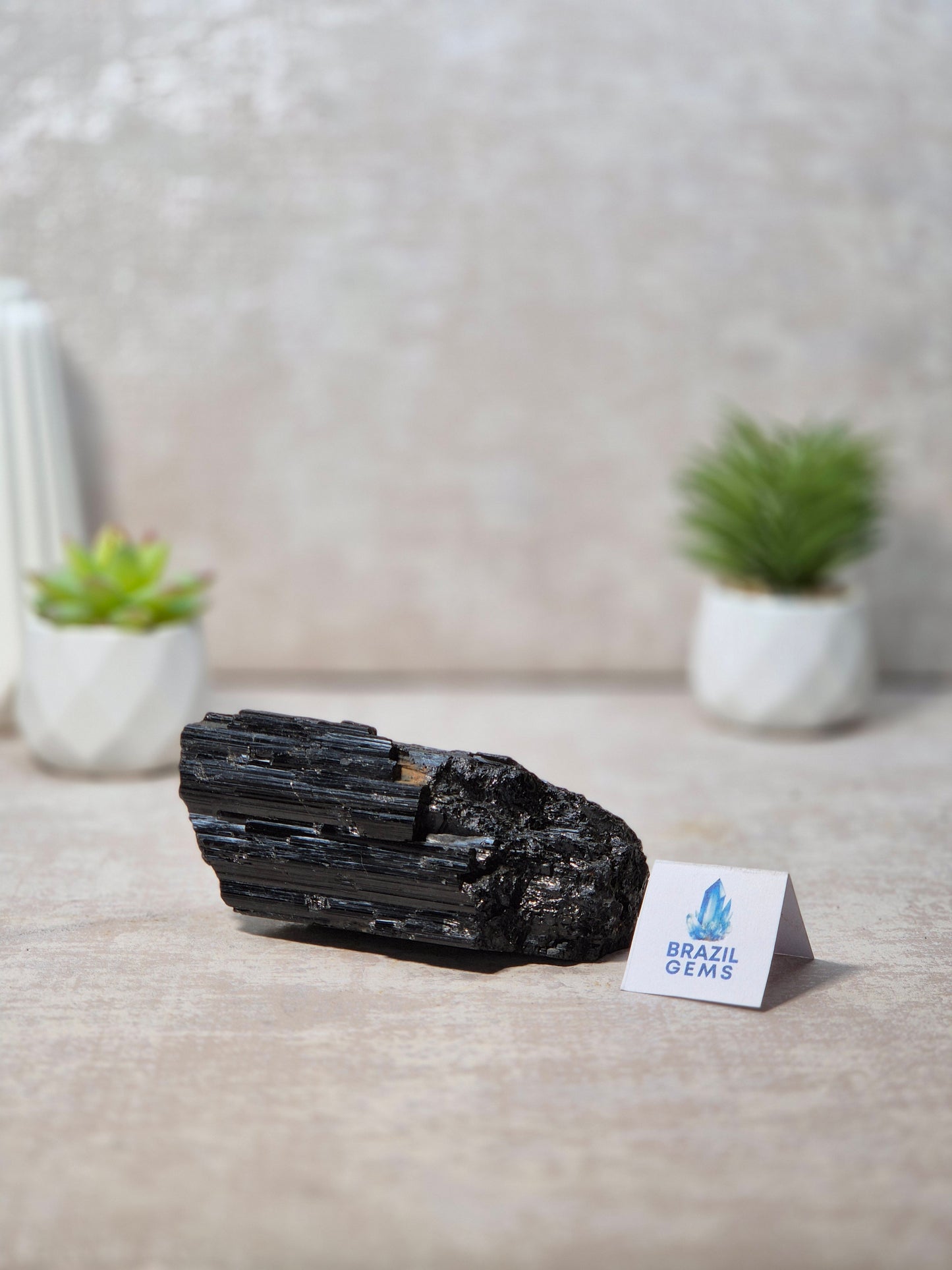 Raw Black Tourmaline Chunk