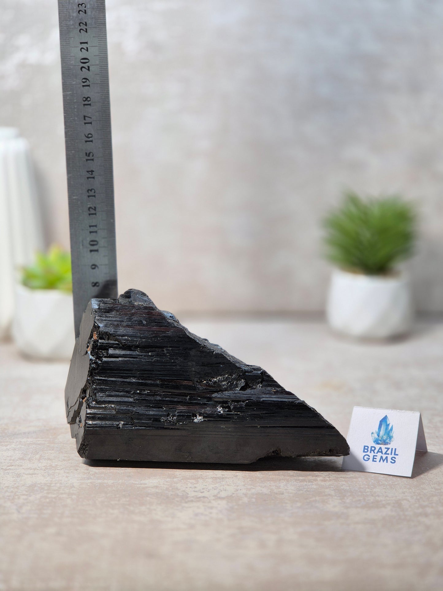 Raw Black Tourmaline Chunk