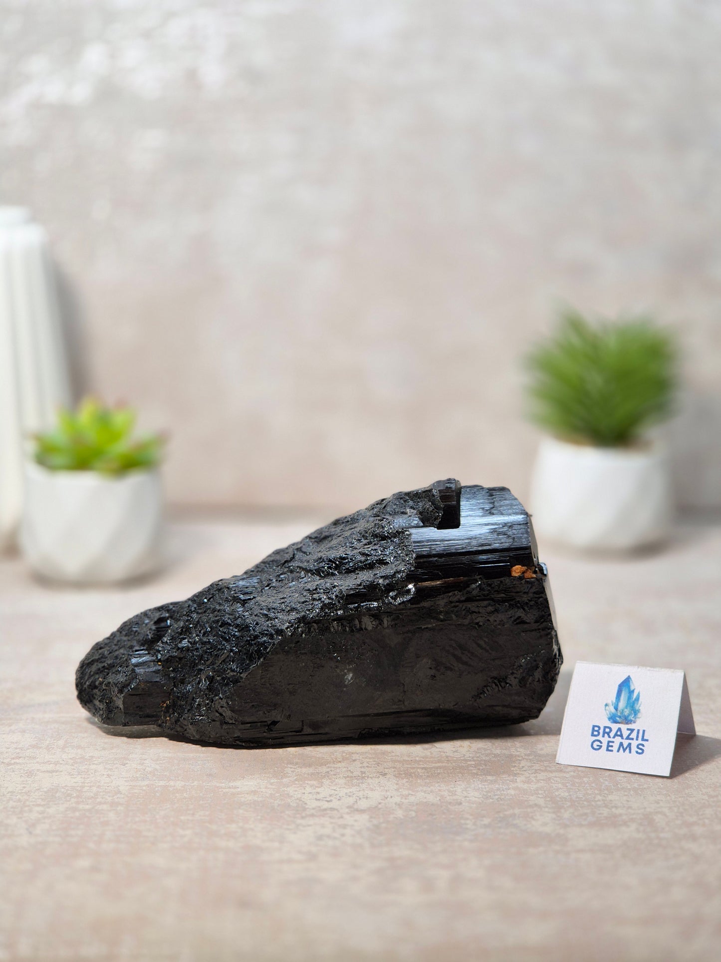 Raw Black Tourmaline Chunk