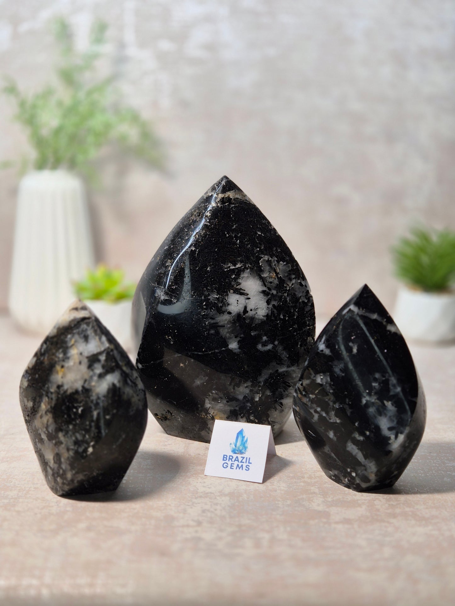 Tourmalated Quartz Flames