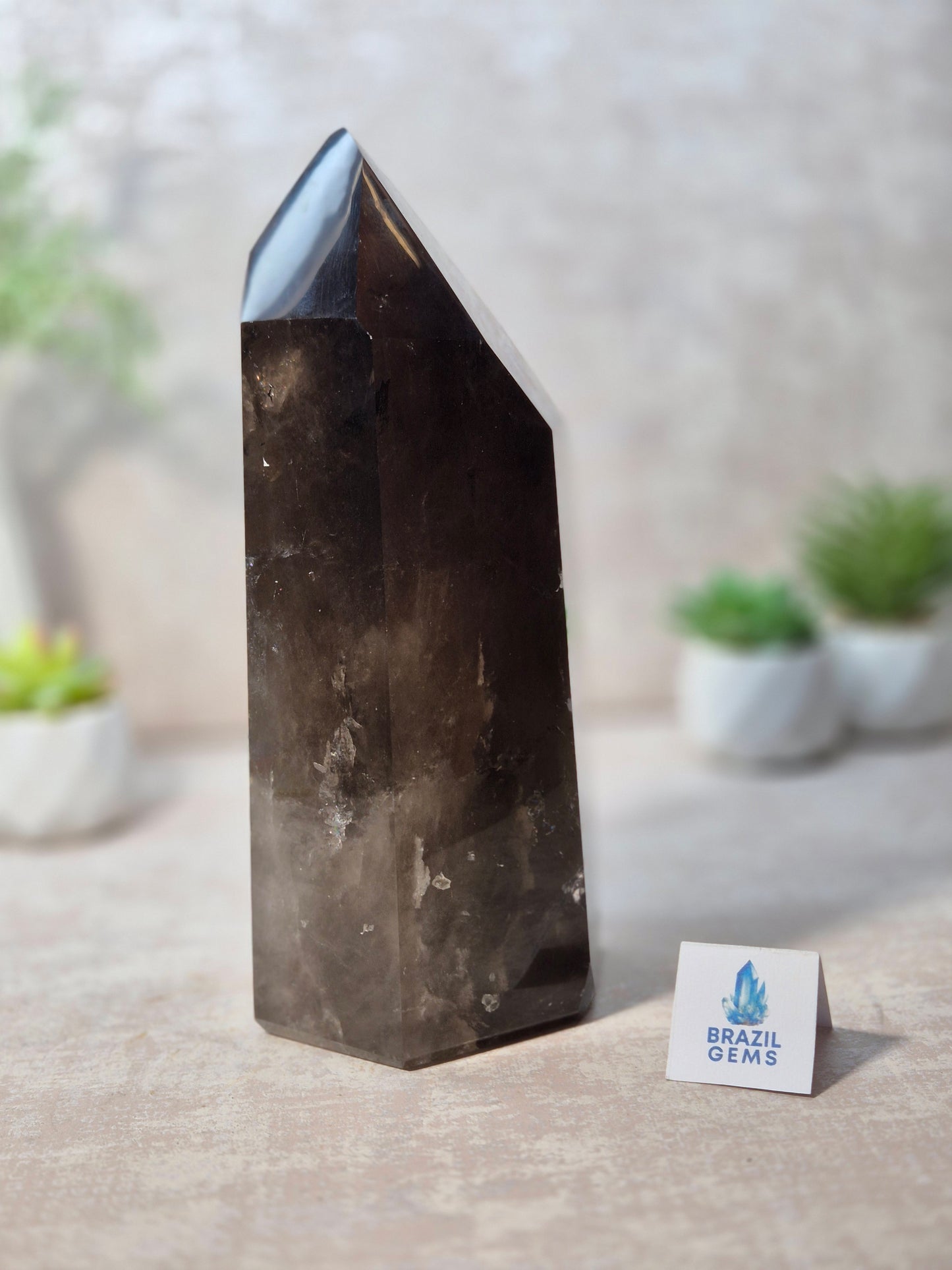 Smoky Quartz Tower