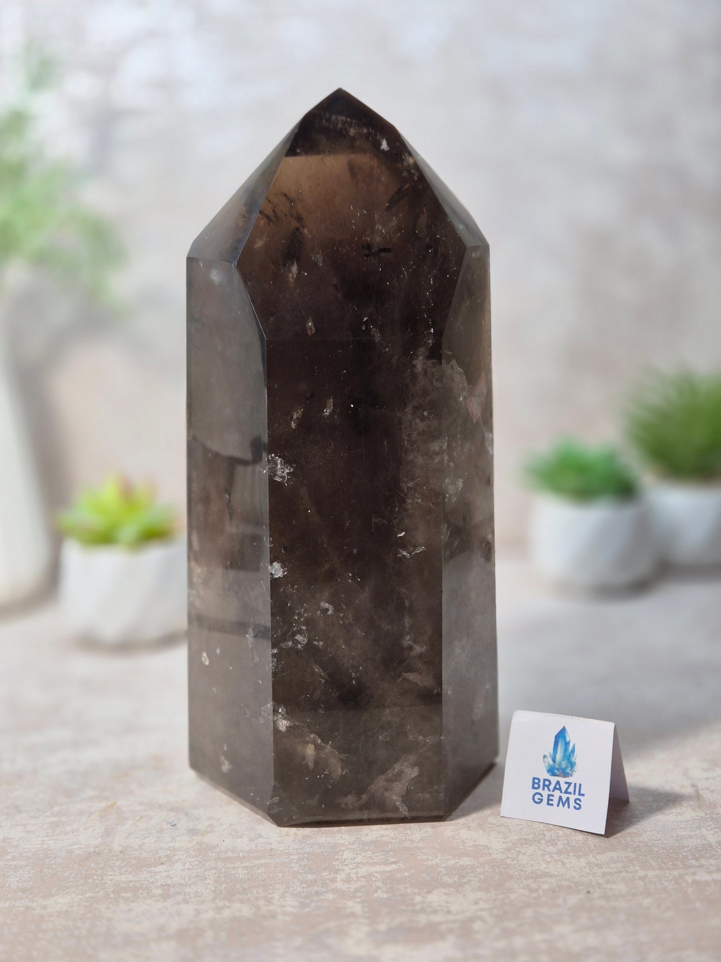 Smoky Quartz Tower