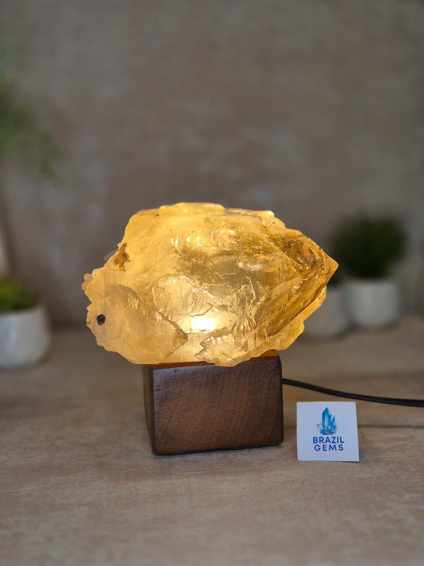 Citrine and Smoky Quartz Elestial