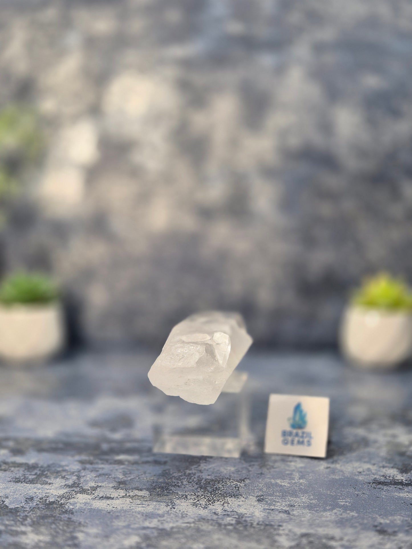Raw Lemurian Quartz Point from Diamantina