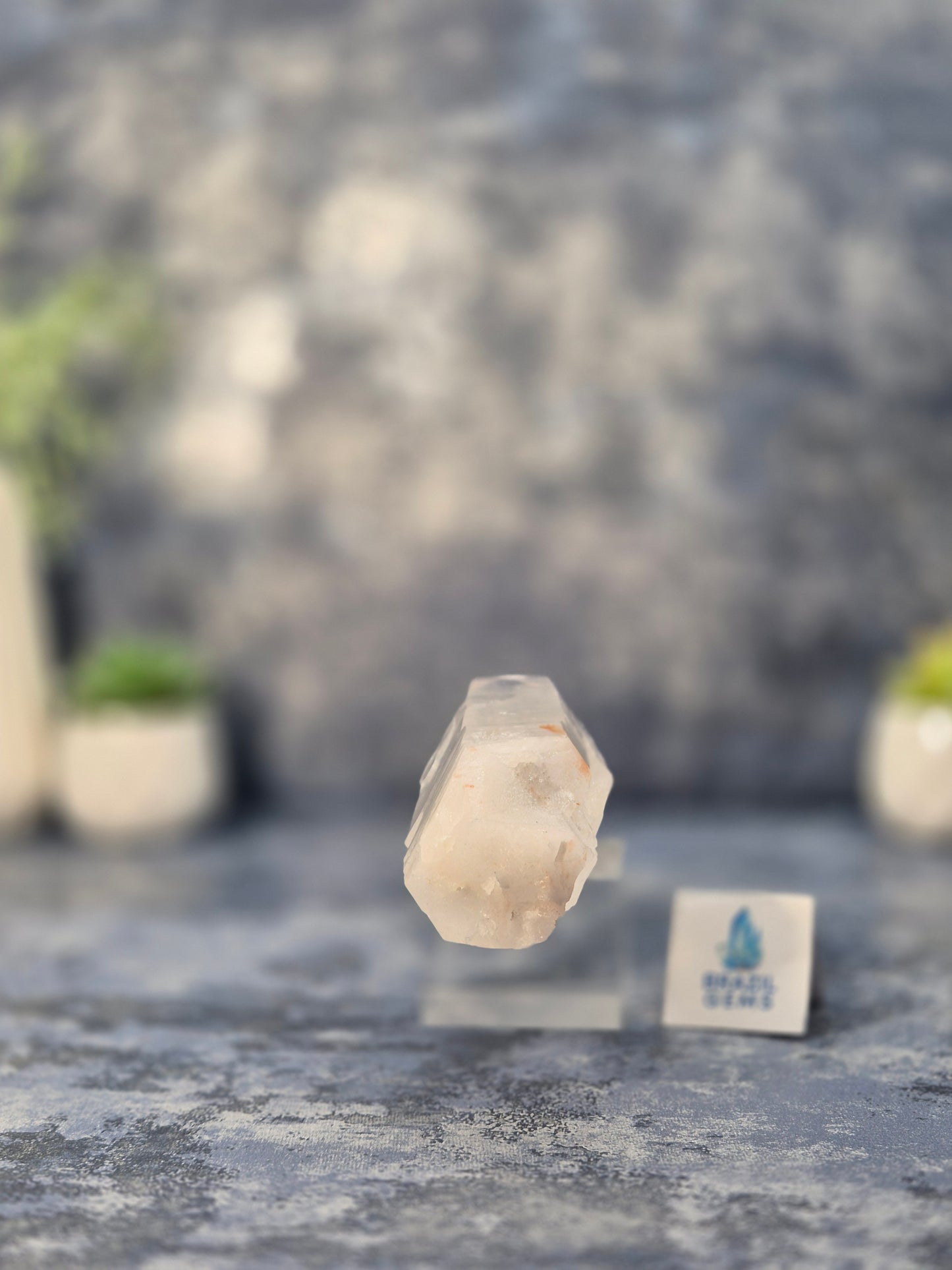 Raw Lemurian Quartz Point from Diamantina