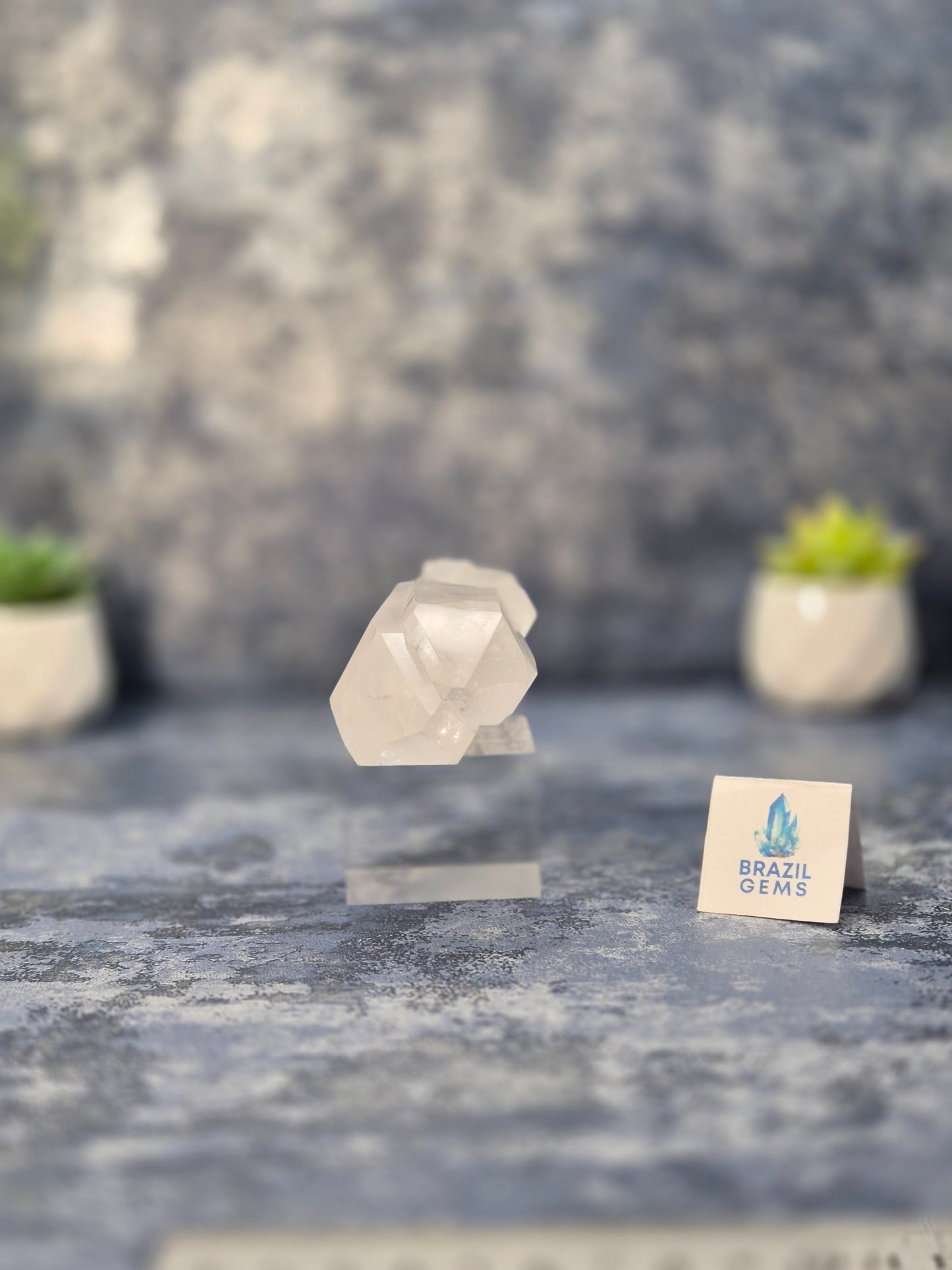 Raw Lemurian Quartz Point from Diamantina
