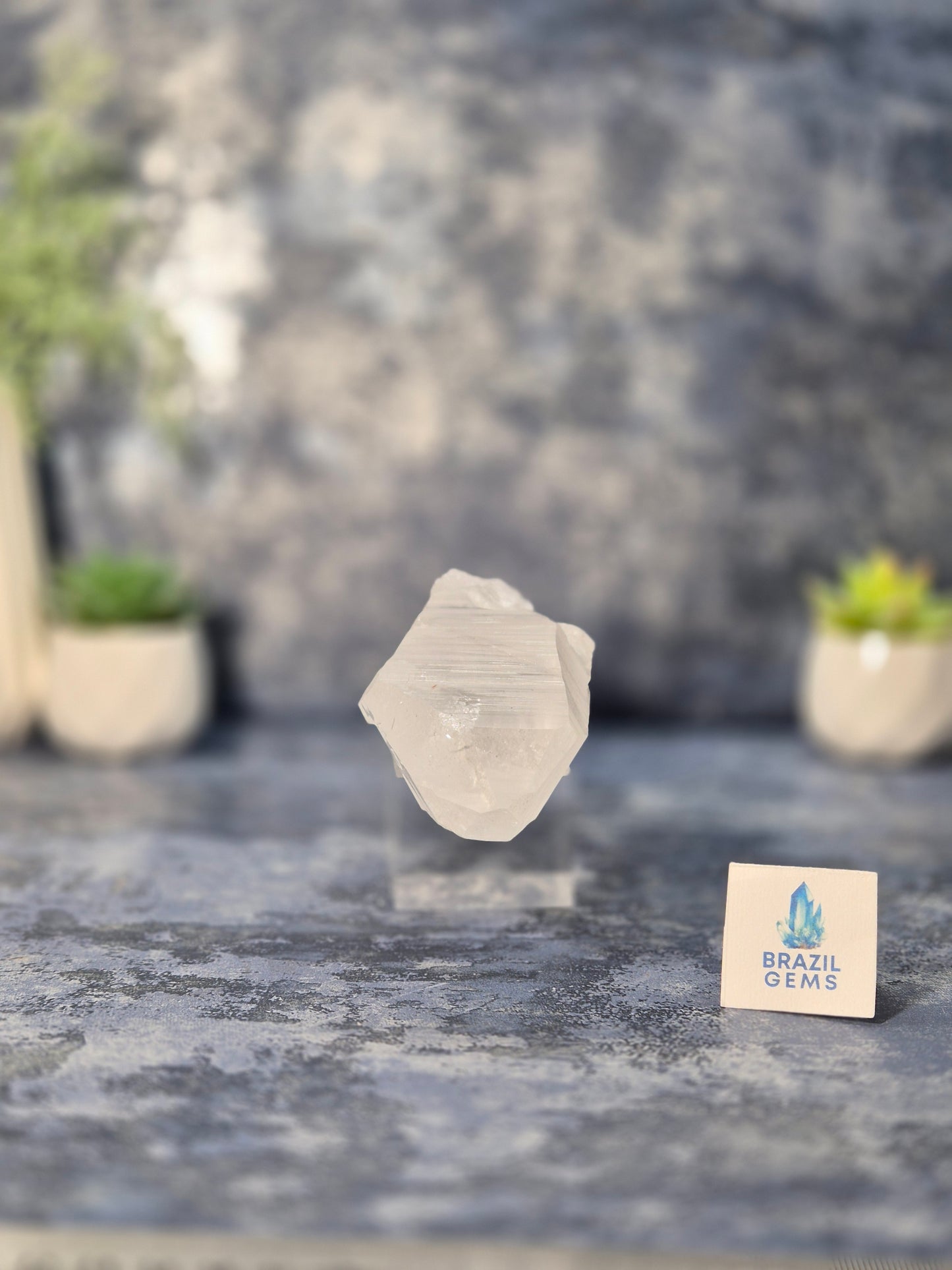 Raw Lemurian Quartz Point from Diamantina