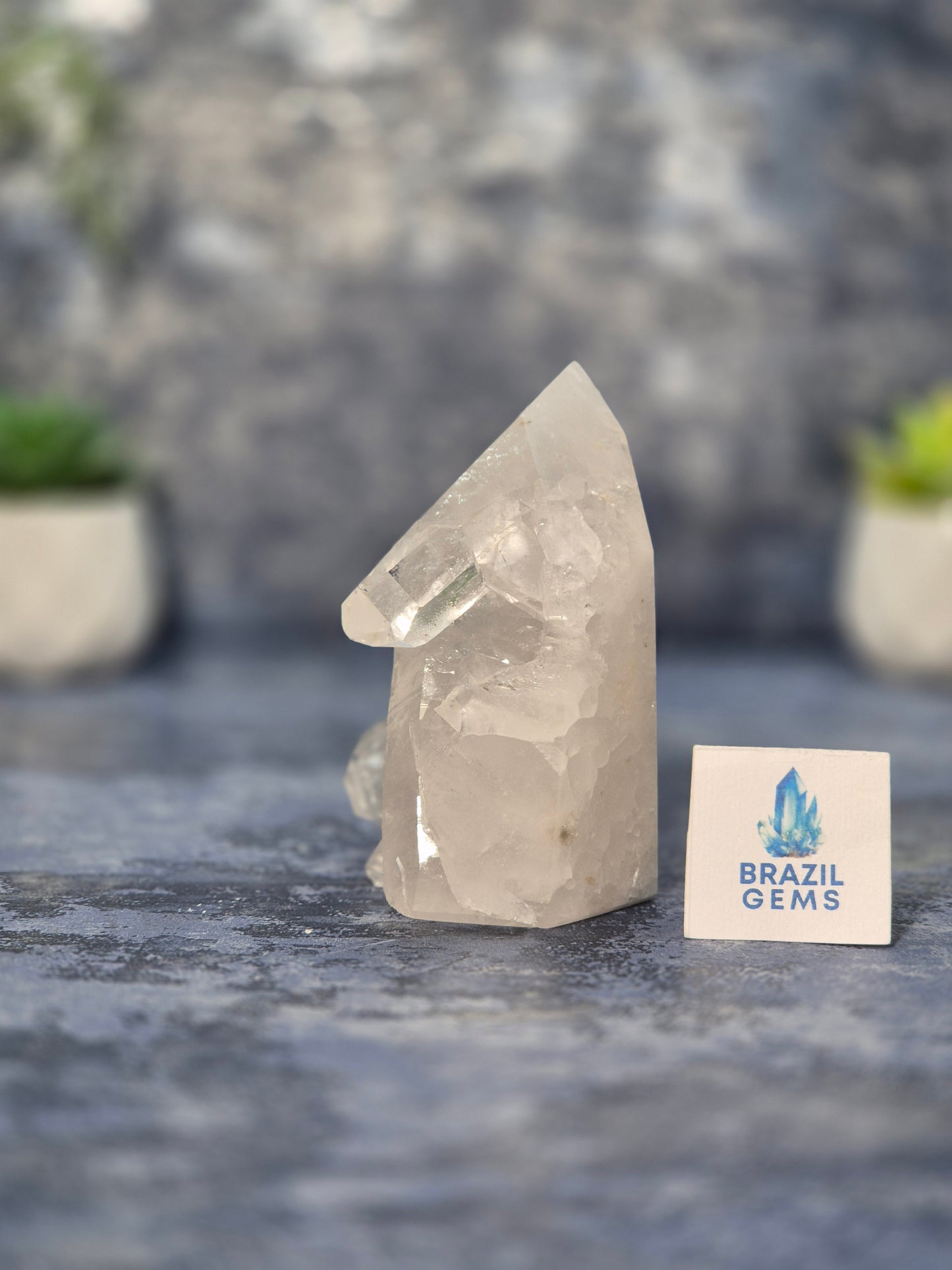 Clear Quartz Pointed Cluster