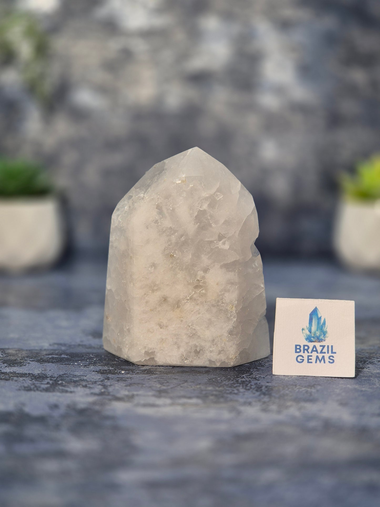 Clear Quartz Pointed Cluster