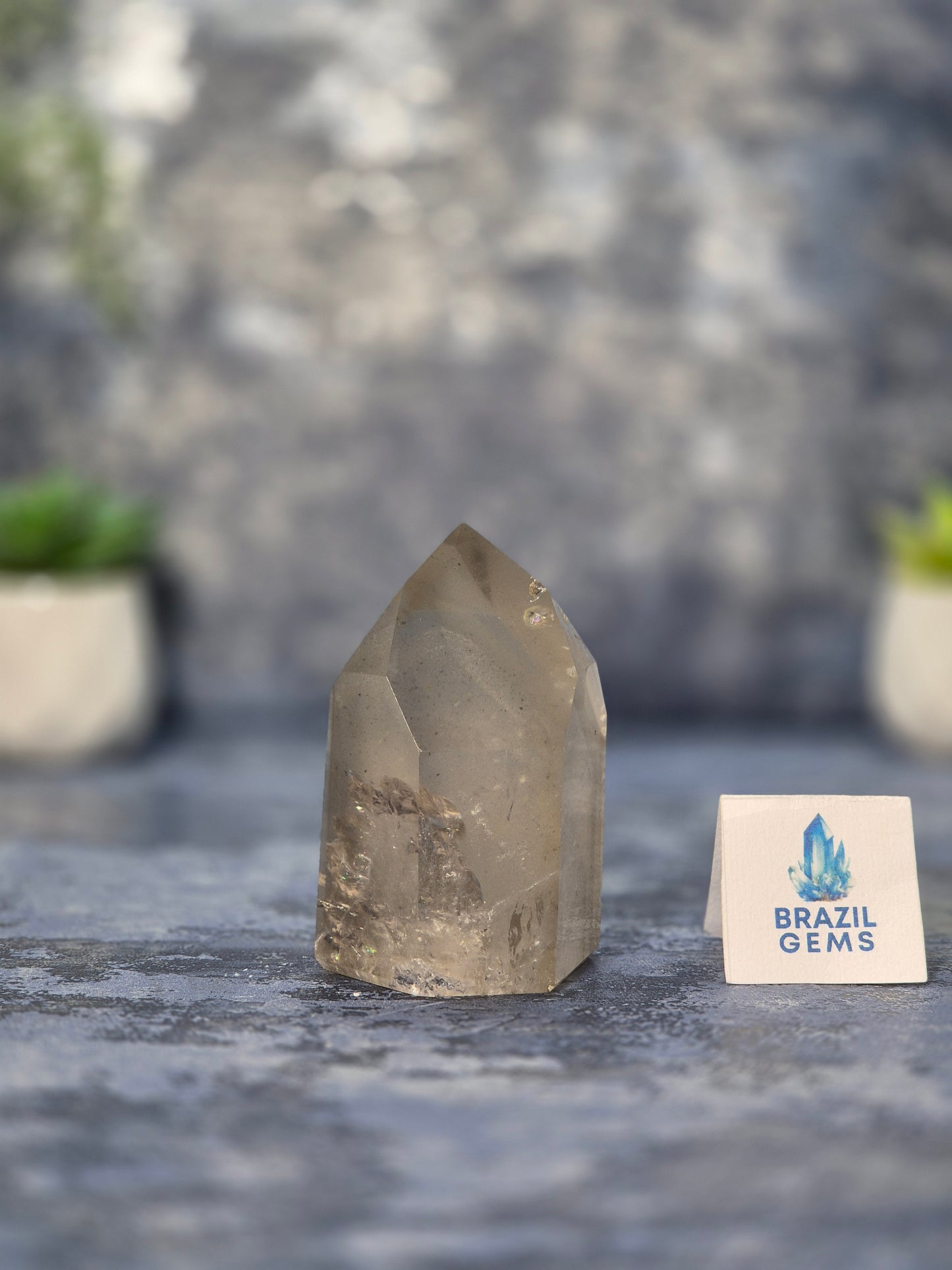 Clear Quartz Phantom Point