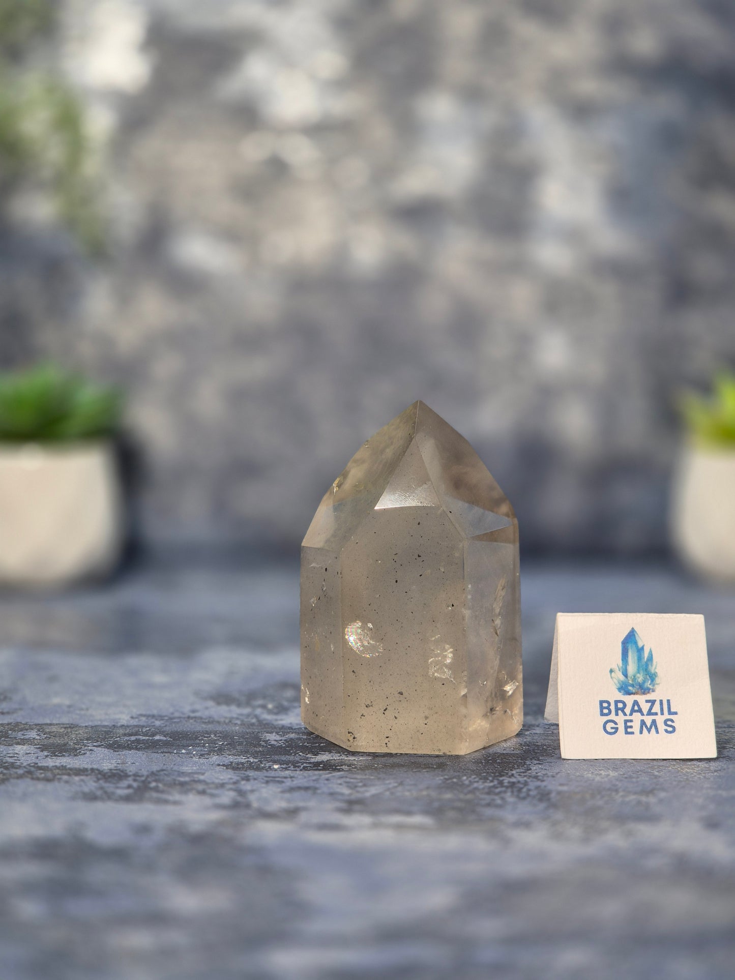 Clear Quartz Phantom Point