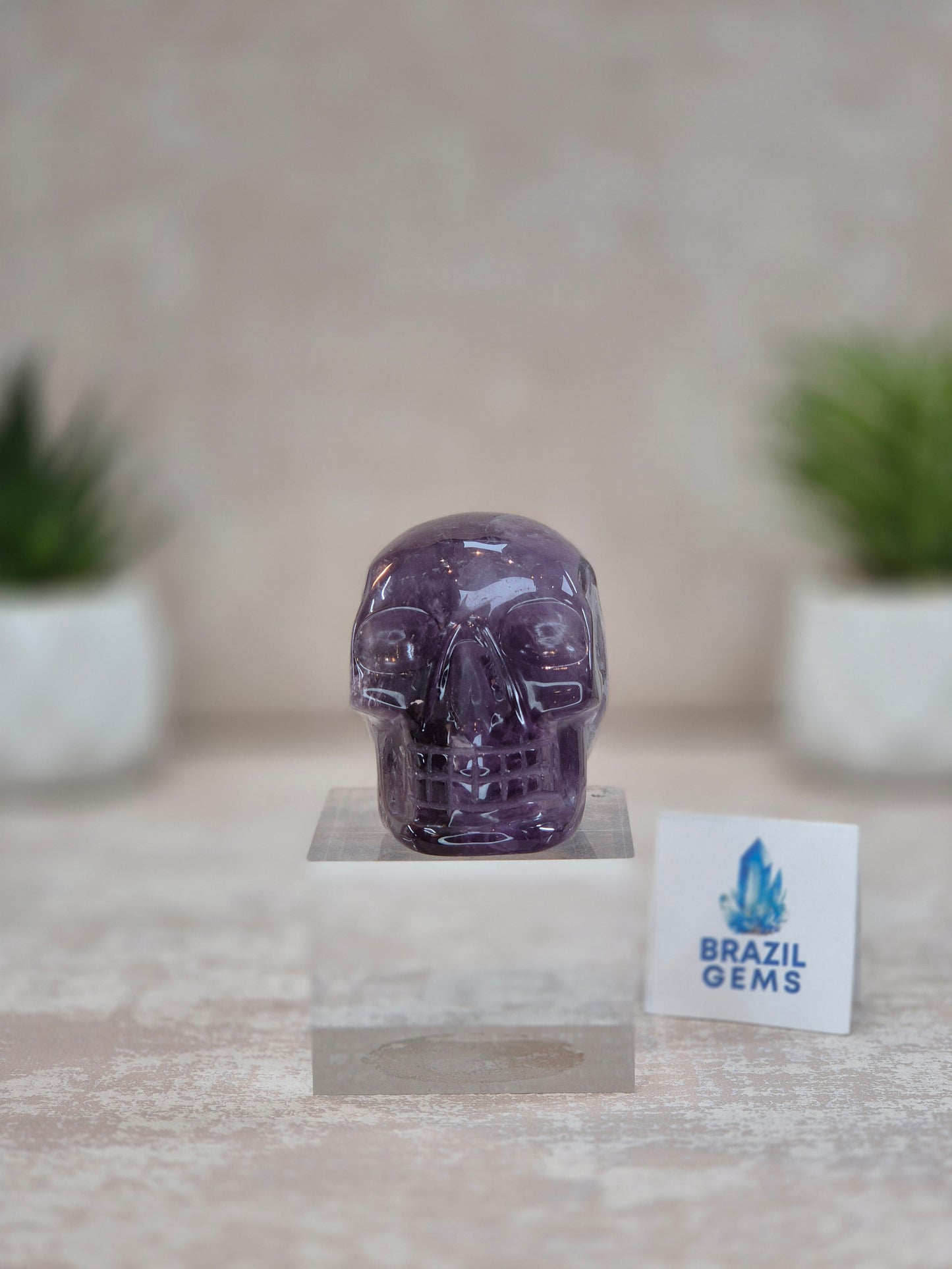 Amethyst Mini Skull