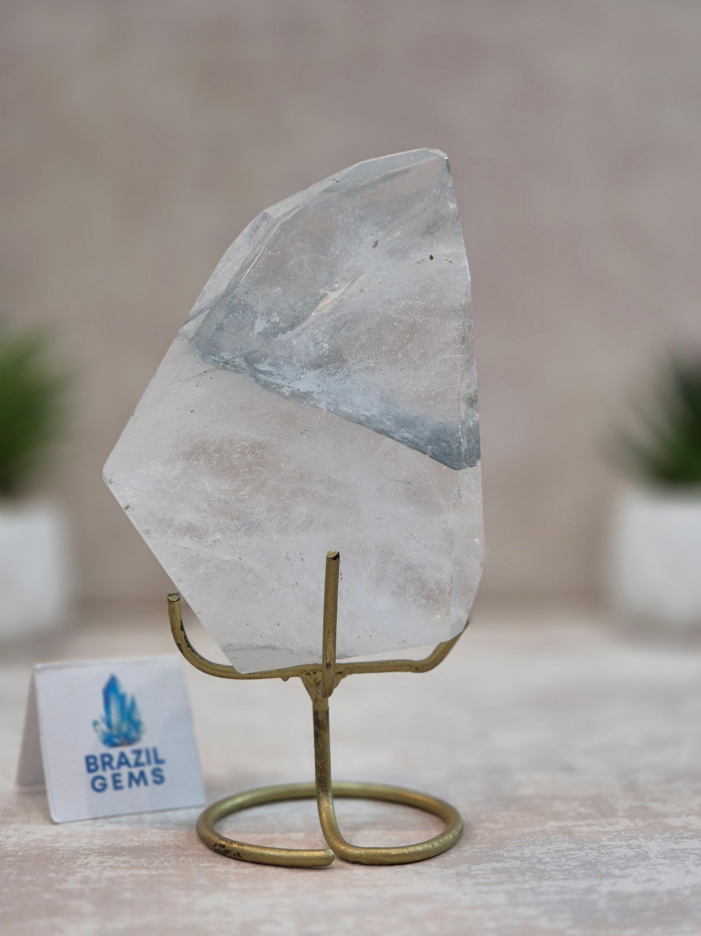 Blue Tara Free Form on stand