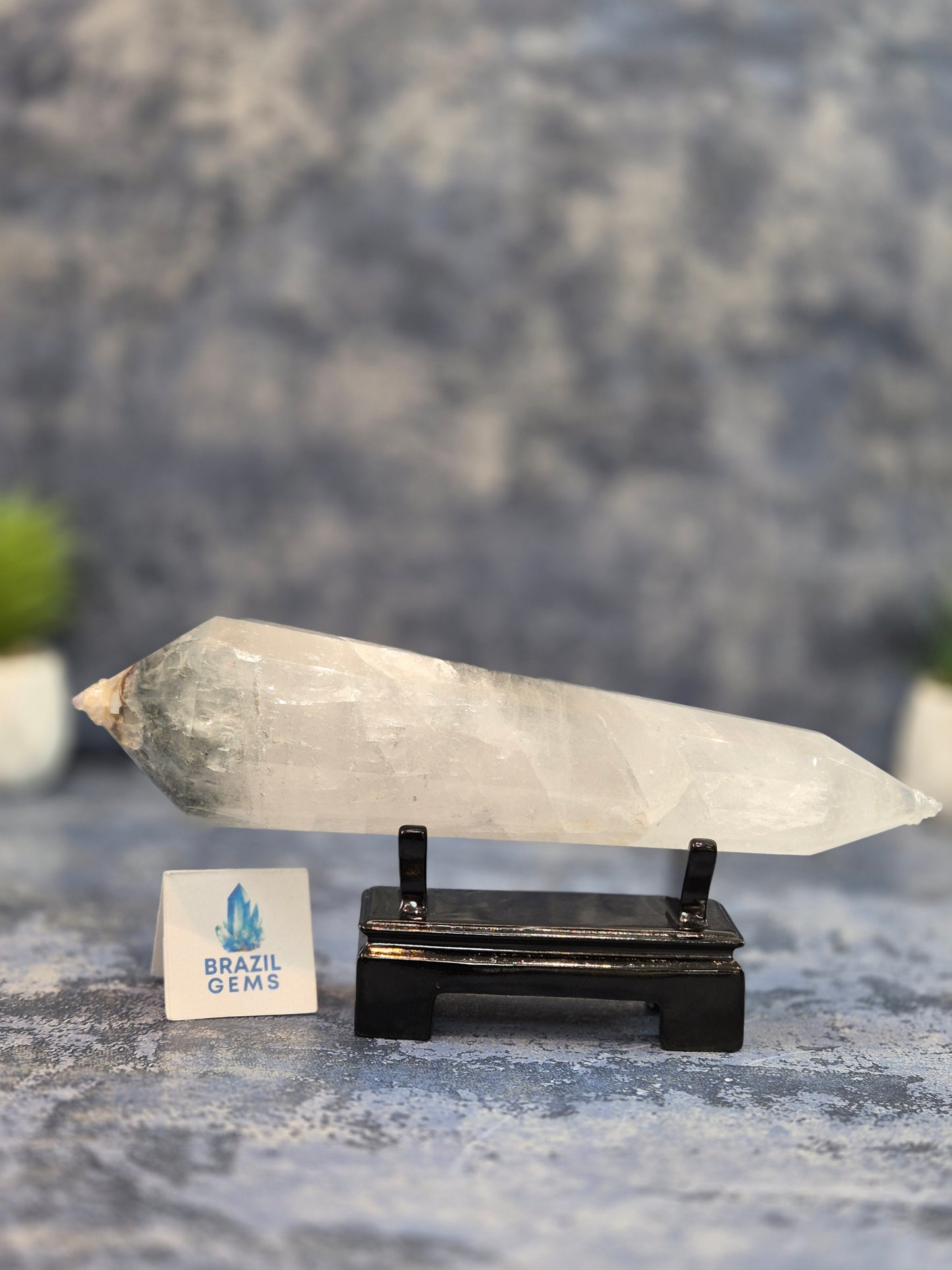 Blue Tara with Mosaic Calcite Vogel