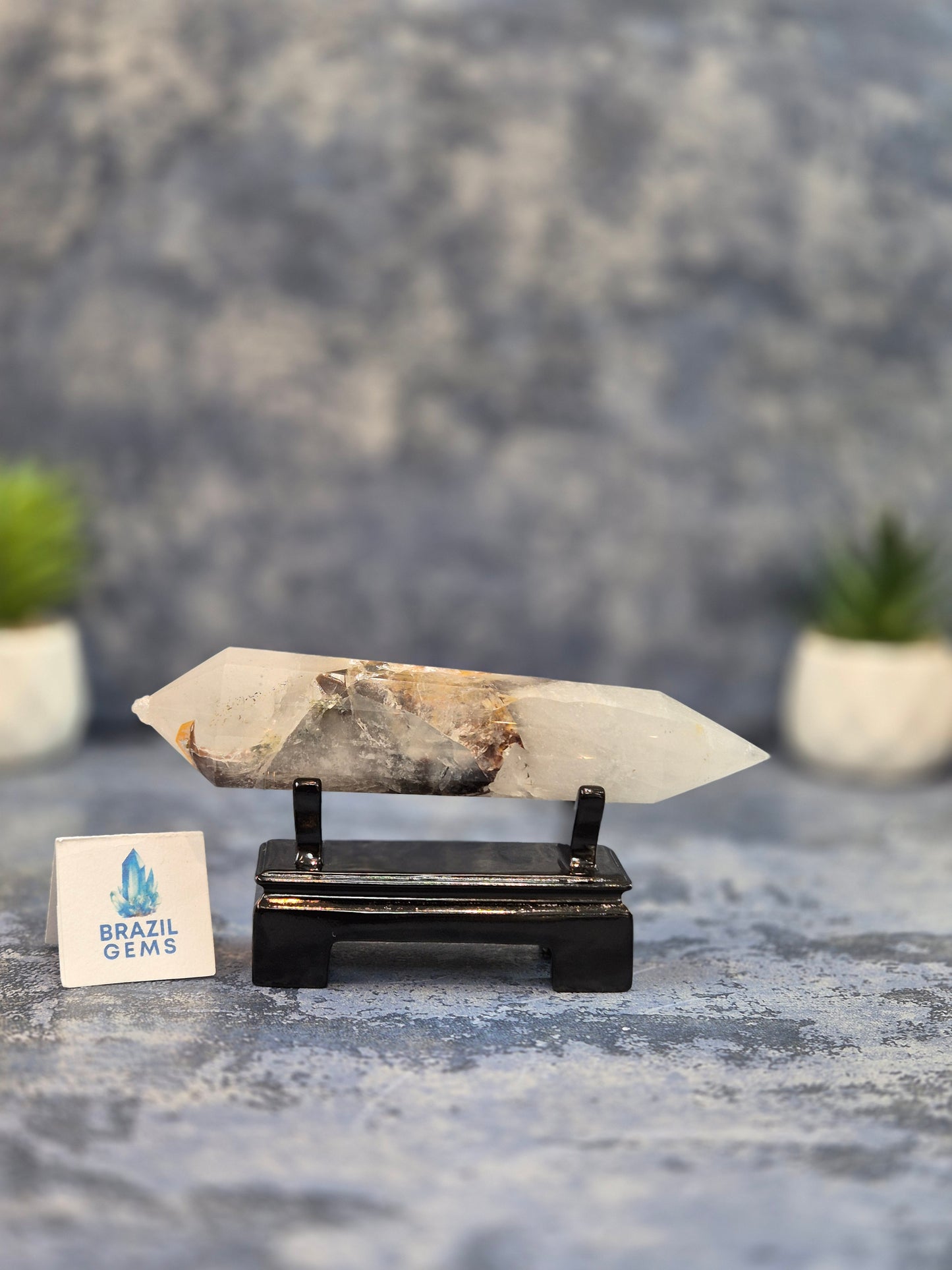 Blue Tara with Mosaic Calcite Vogel