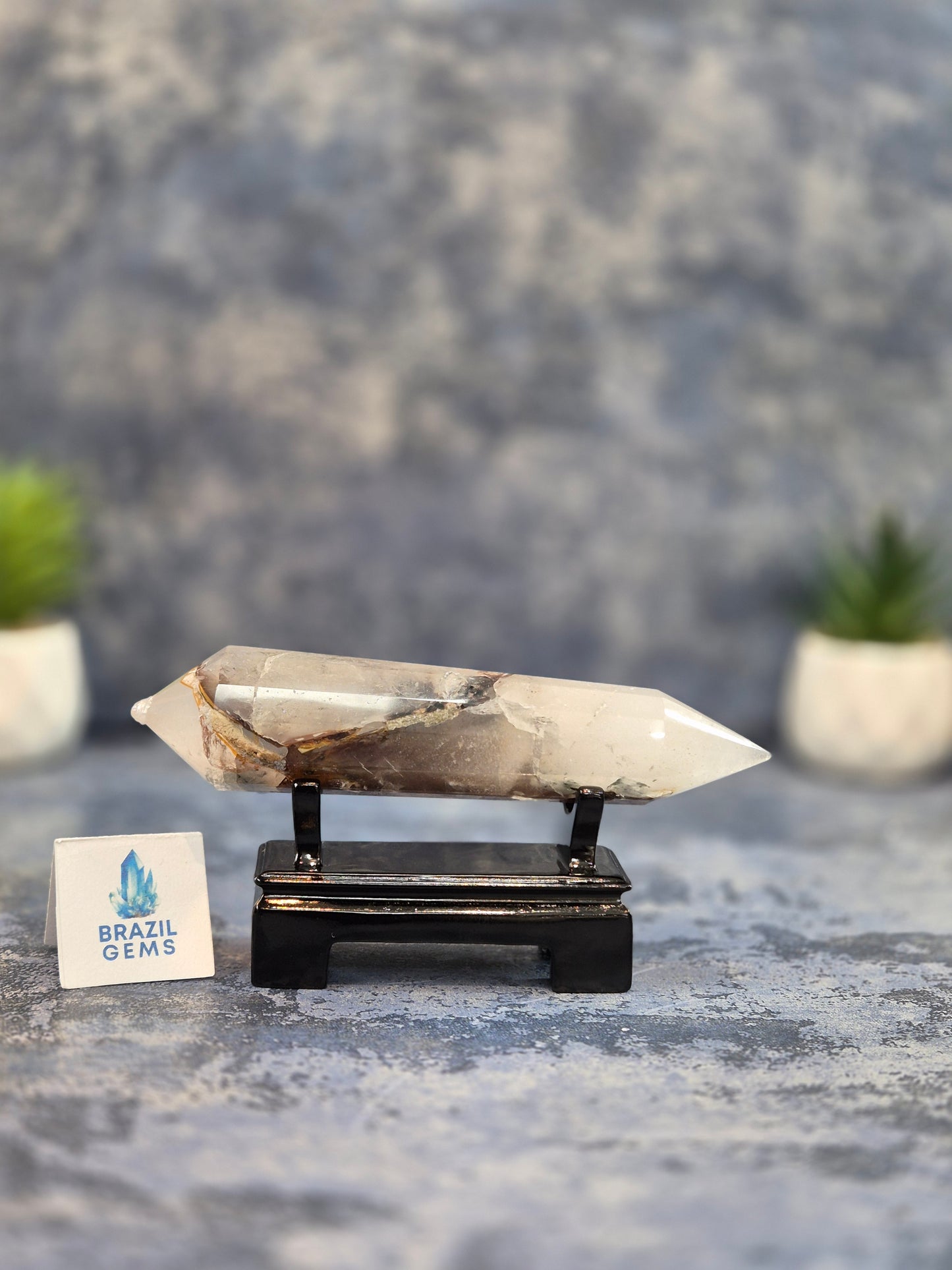 Blue Tara with Mosaic Calcite Vogel