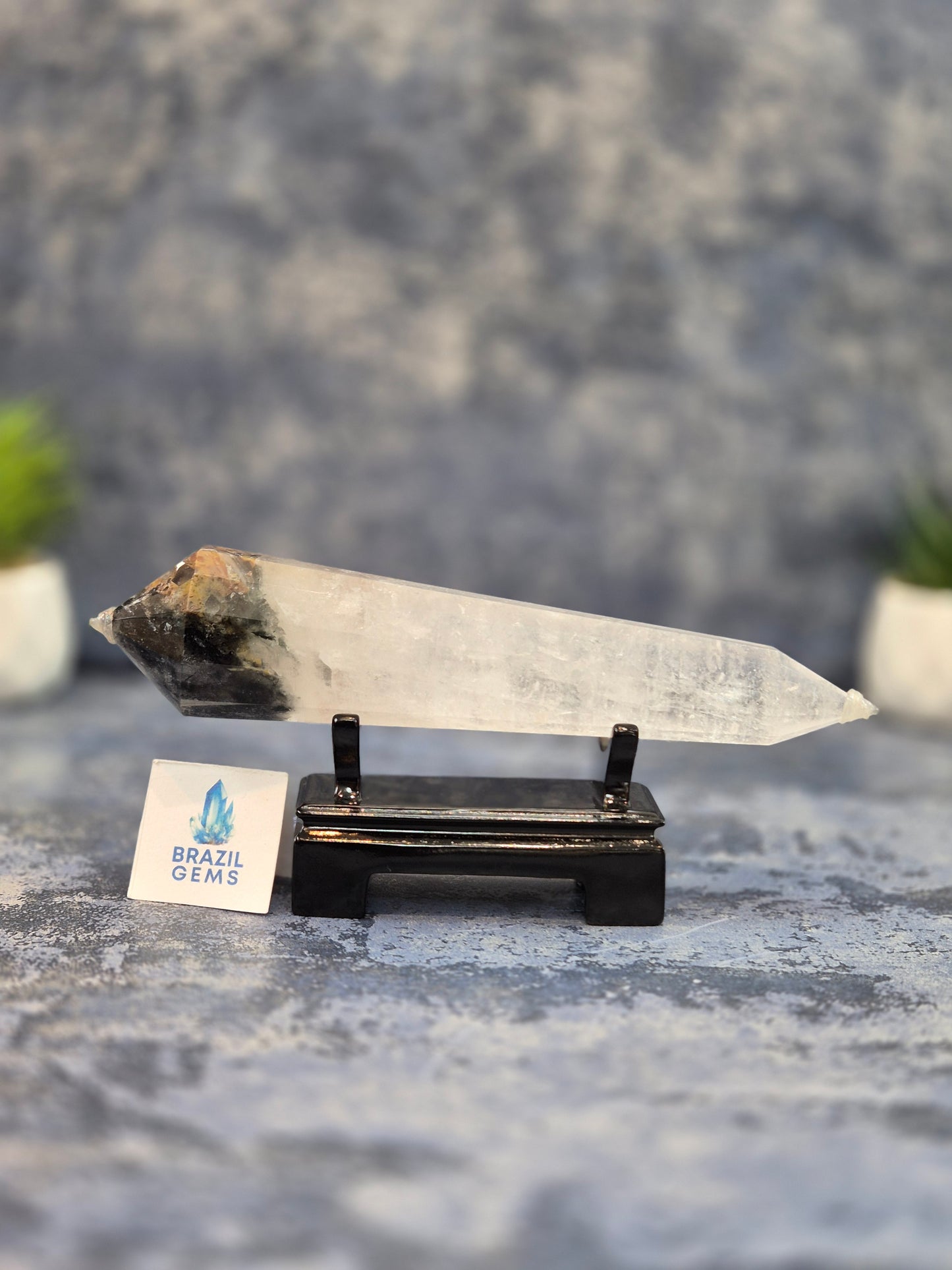 Blue Tara with Mosaic Calcite Vogel