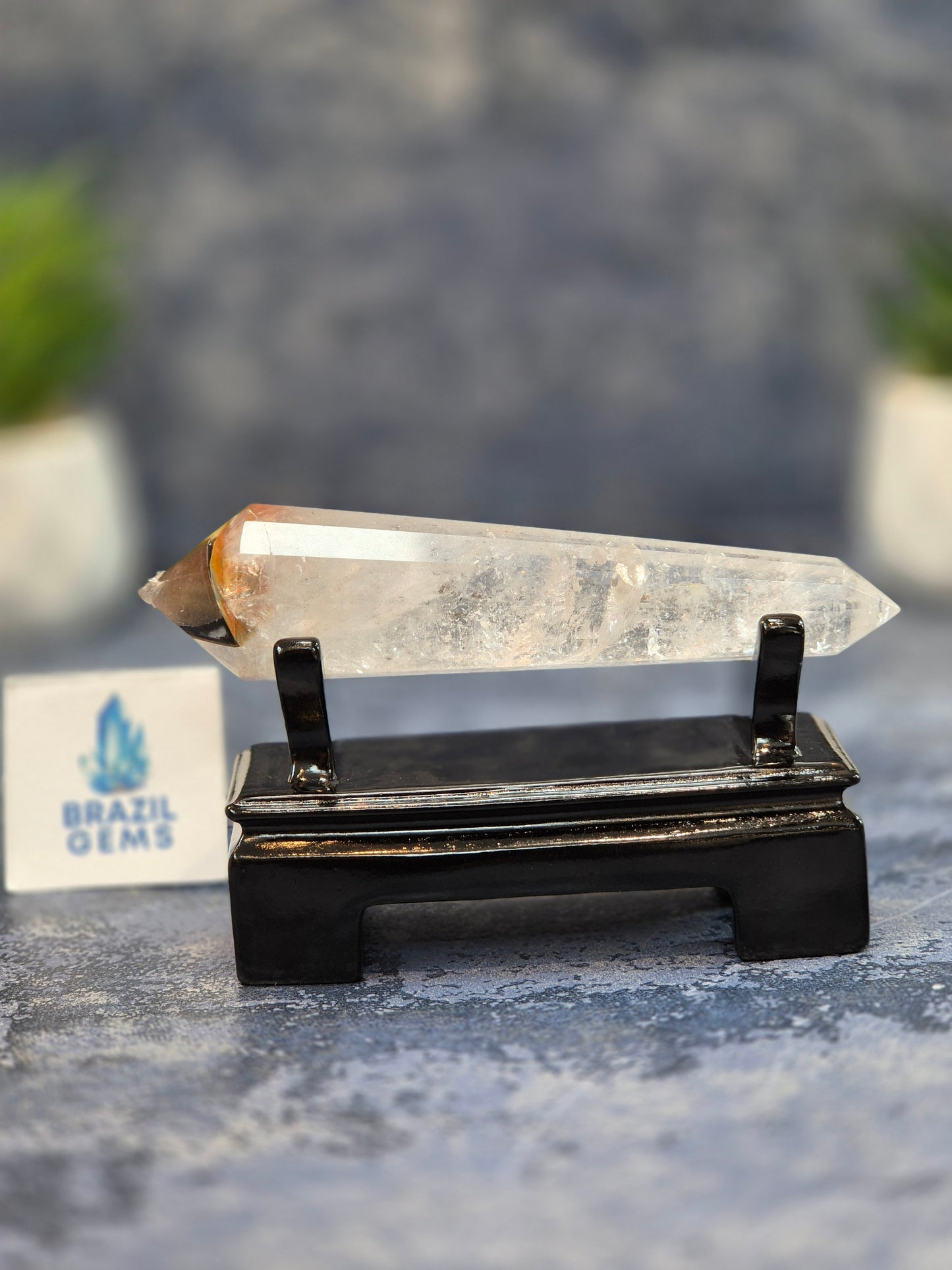 Blue Tara with Mosaic Calcite Vogel