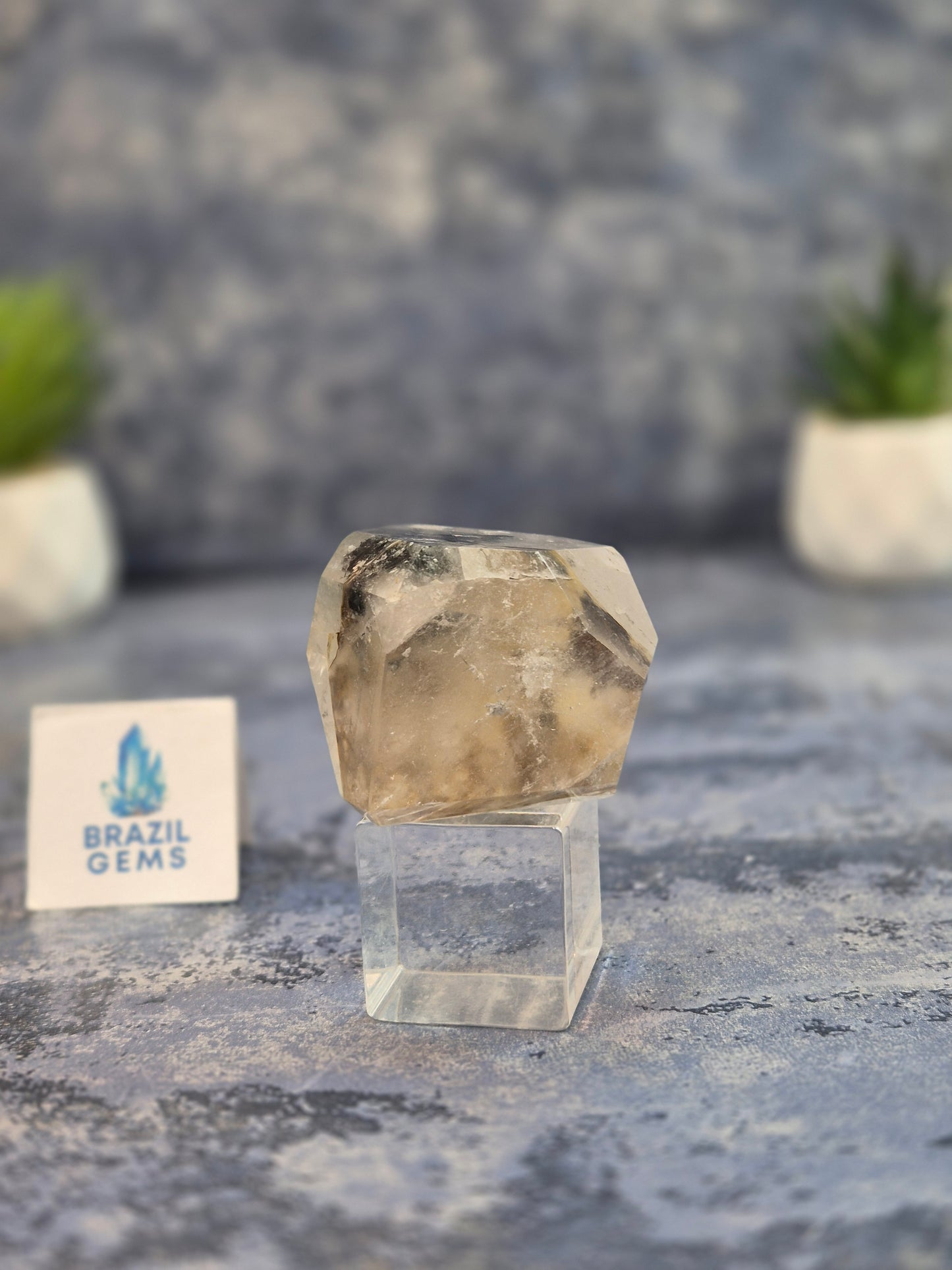 Blue Tara with Mosaic Calcite Free Form