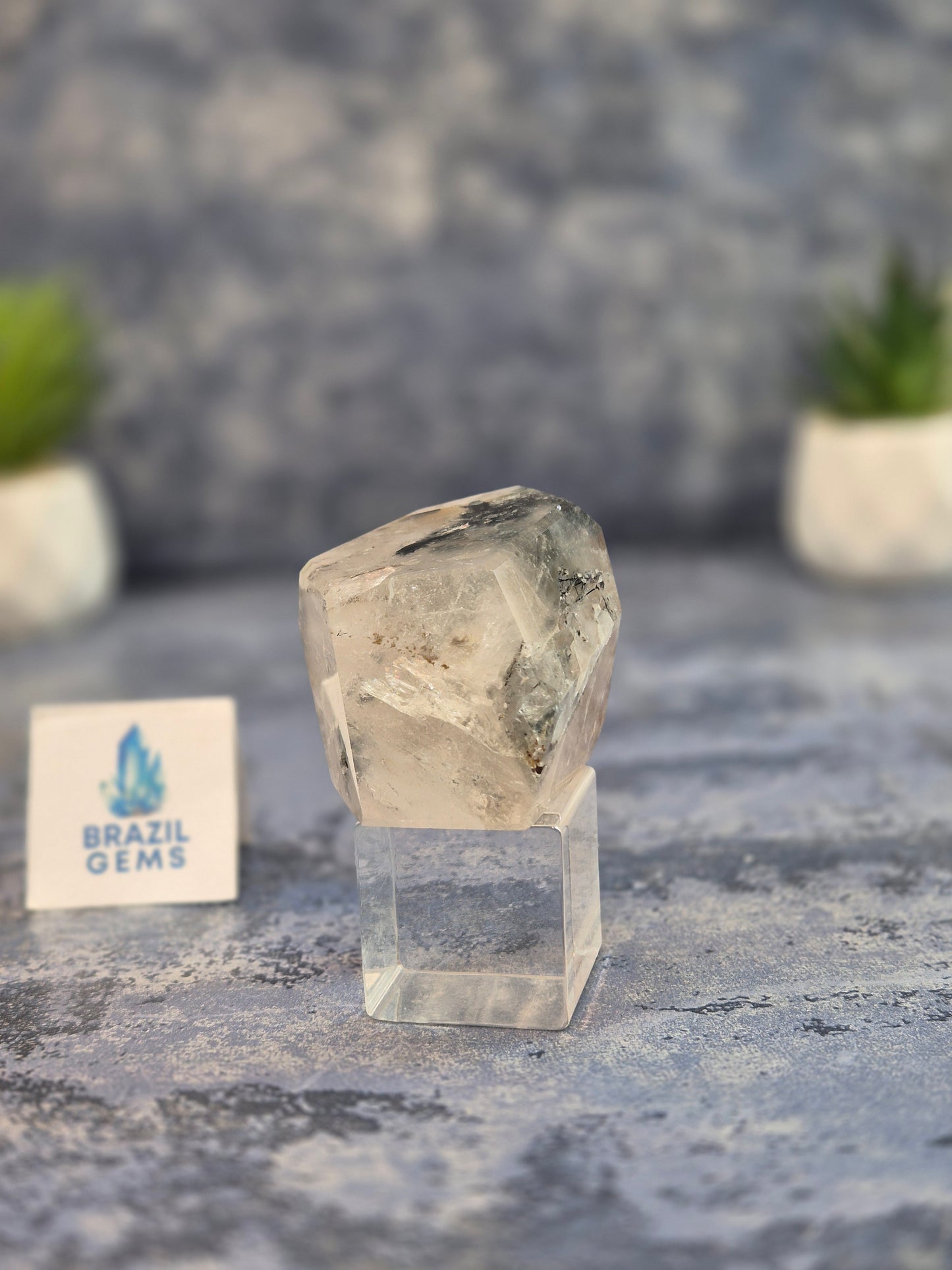 Blue Tara with Mosaic Calcite Free Form