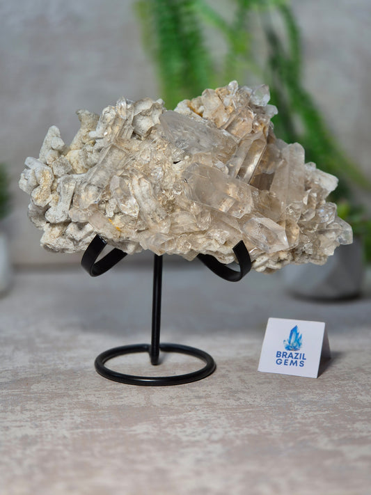 Lodolite Quartz Cluster