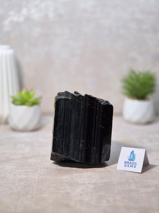 Raw Black Tourmaline Chunk