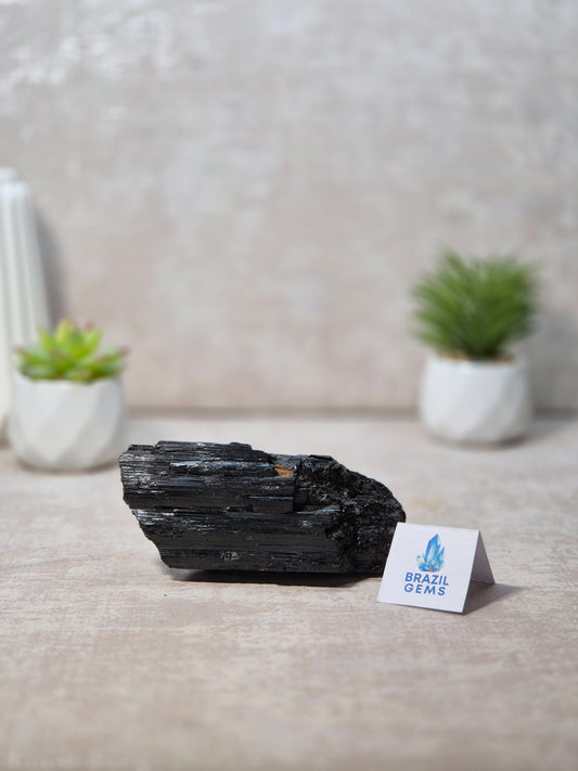 Raw Black Tourmaline Chunk