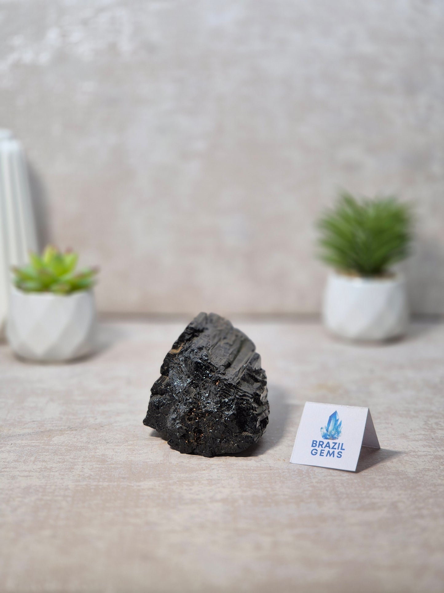 Raw Black Tourmaline Chunk