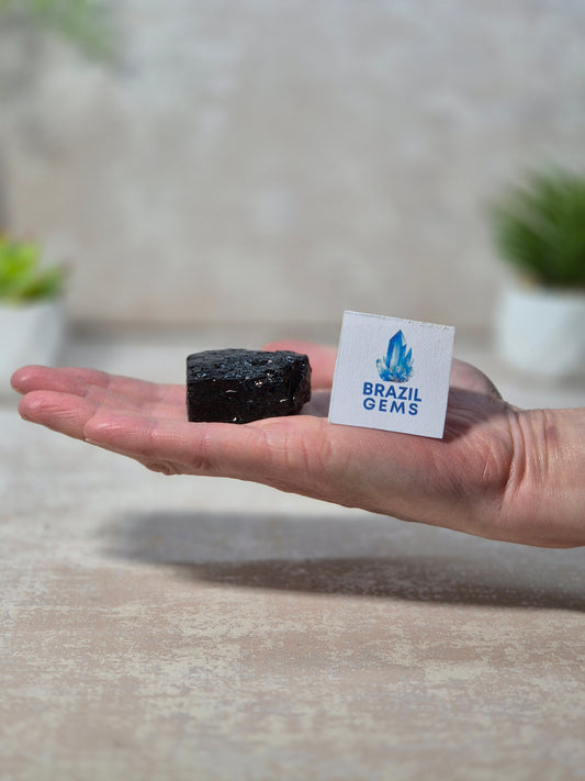 Raw Black Tourmaline Chunk