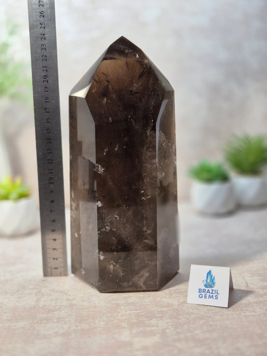 Smoky Quartz Tower