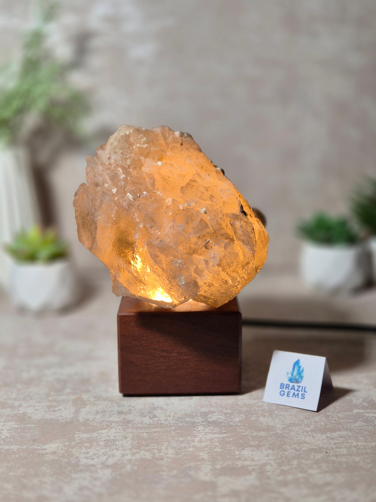 Citrine and Smoky Quartz Elestial