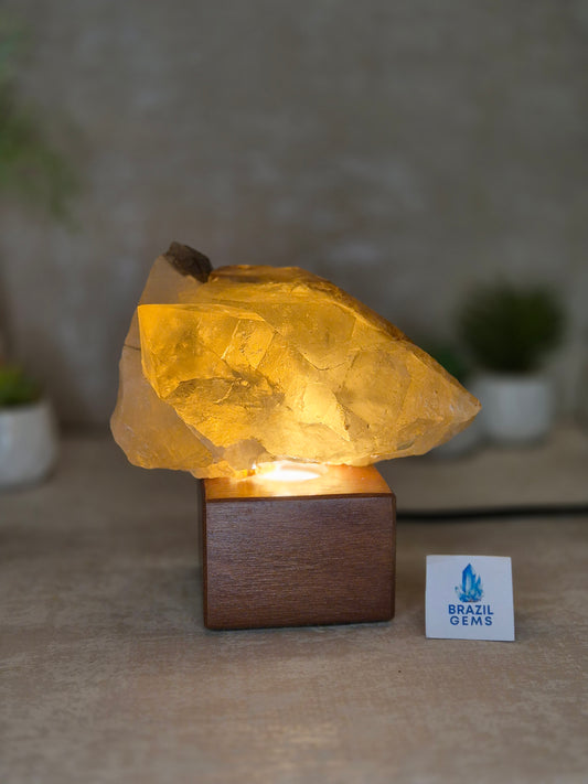 Citrine and Smoky Quartz Elestial