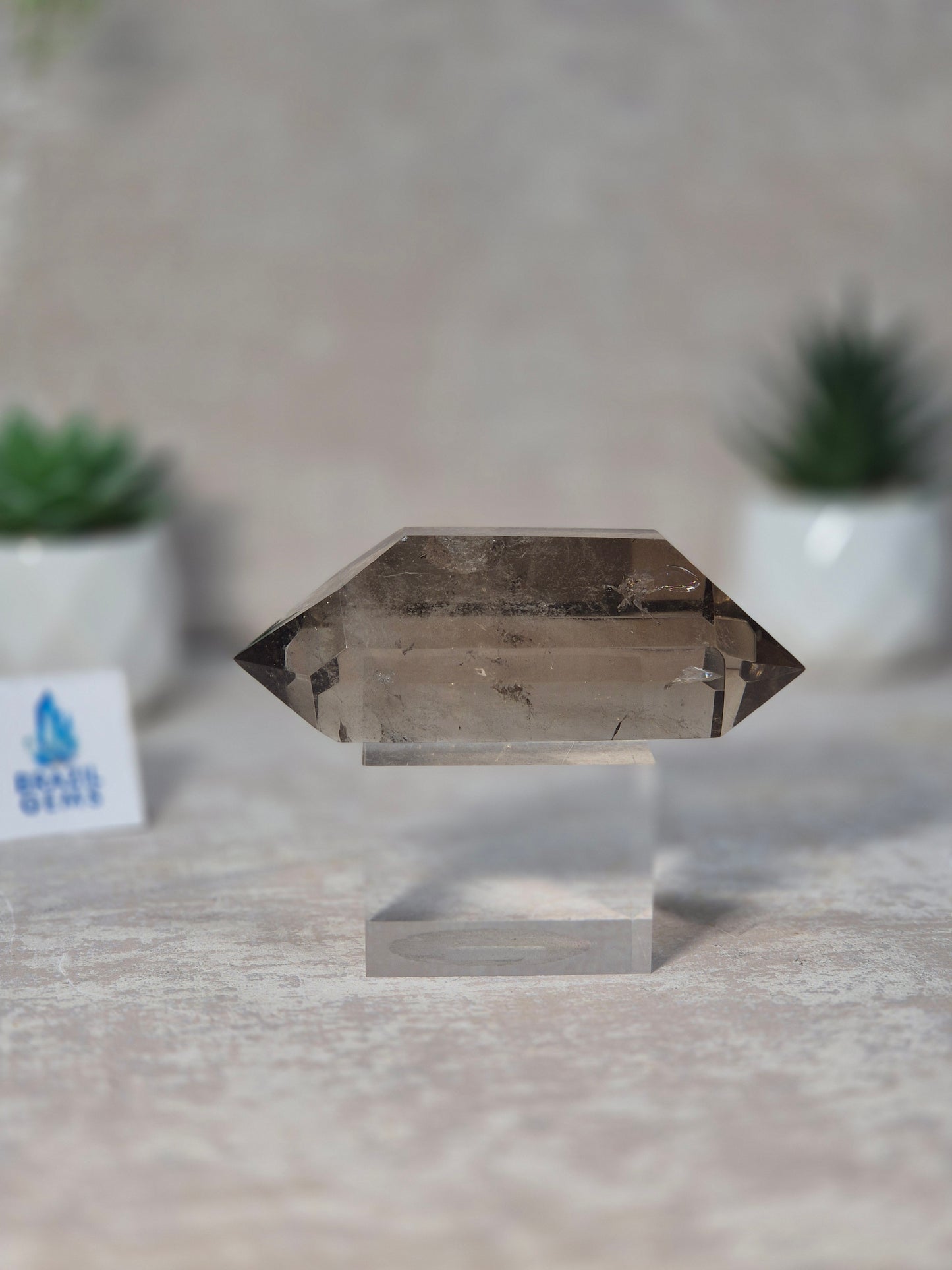 Double Terminated Smoky Quartz