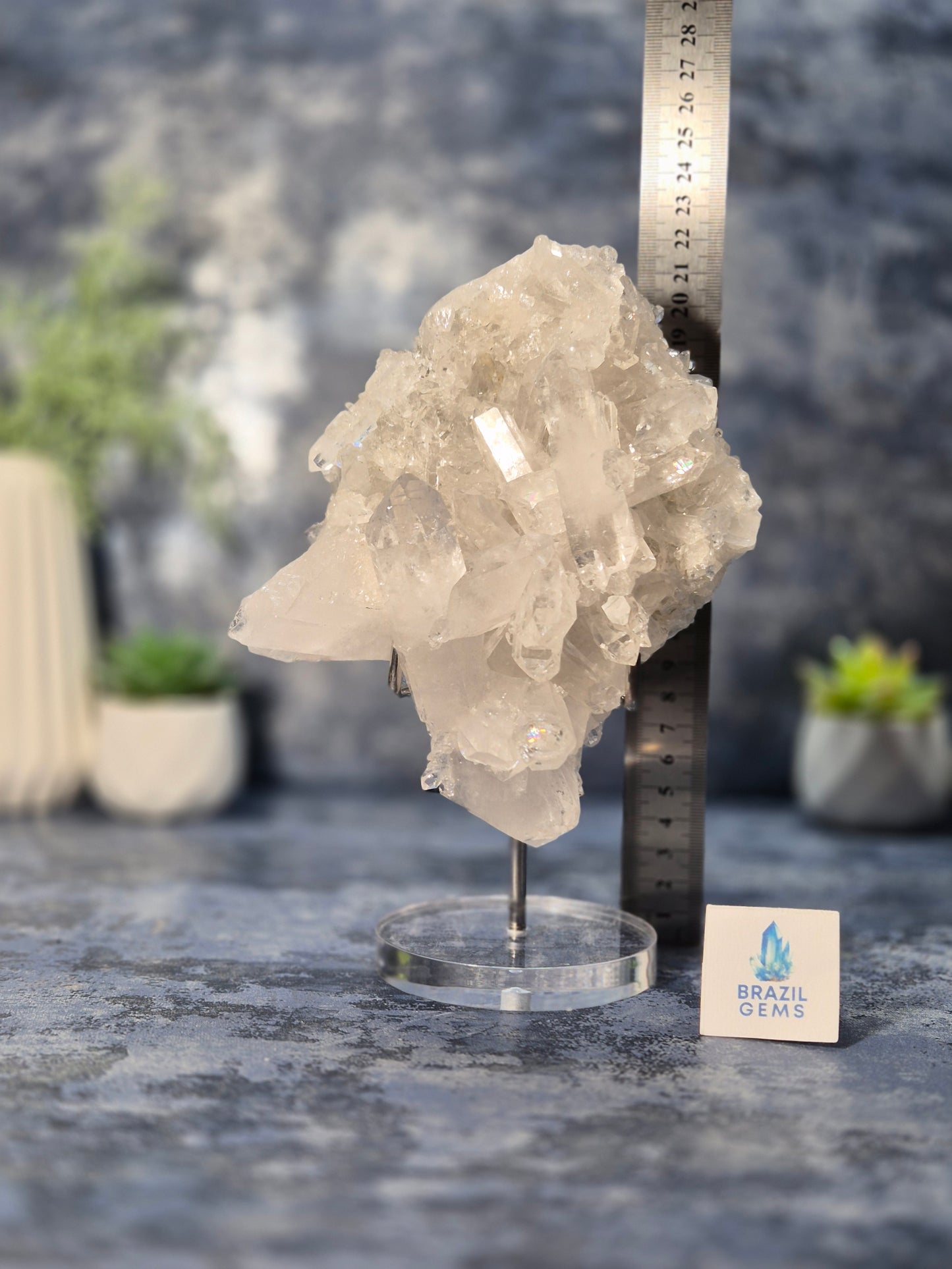 High Grade Clear Quartz Cluster from Tome de Souza Mine
