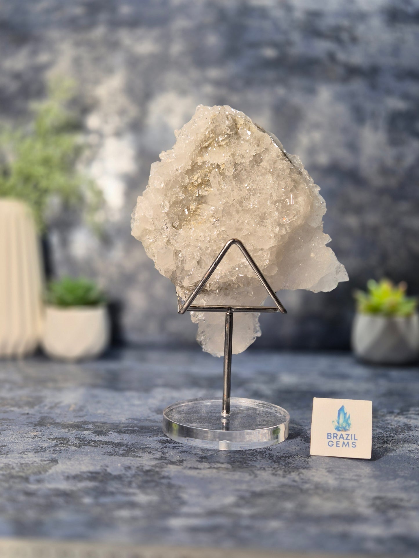 High Grade Clear Quartz Cluster from Tome de Souza Mine