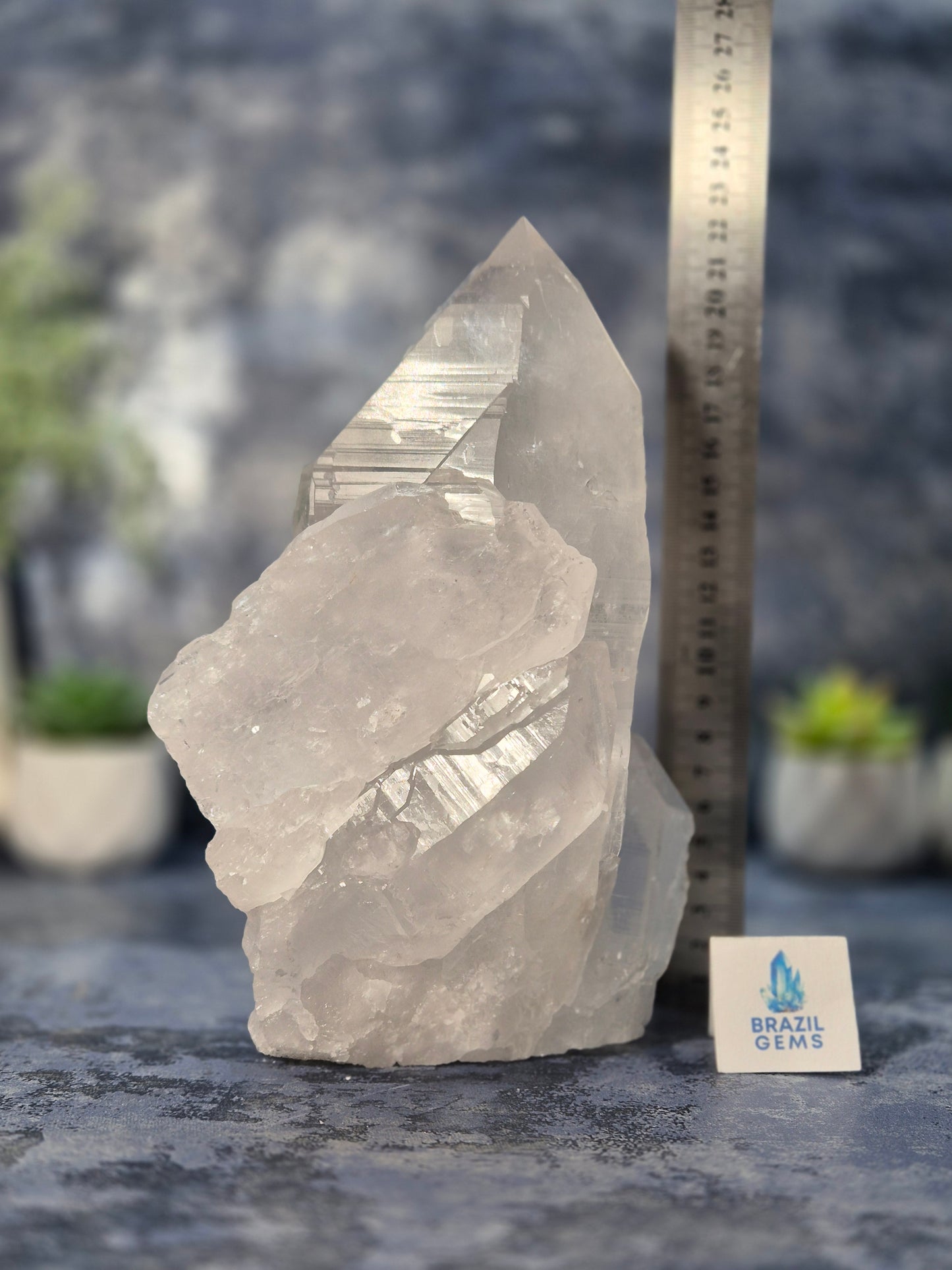 High Grade Lemurian Quartz Cluster from San Se