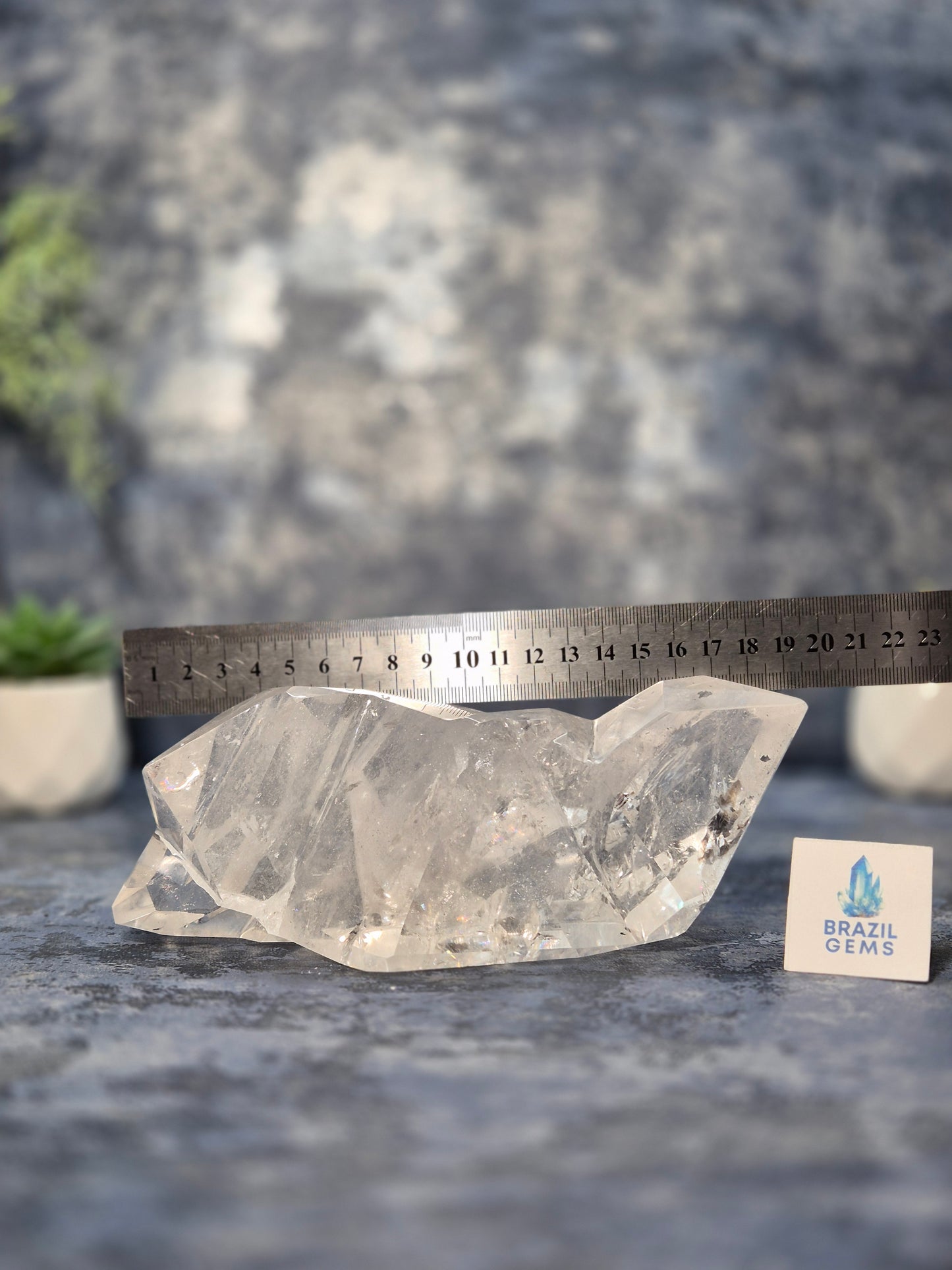 Lemurian Quartz Sculpture