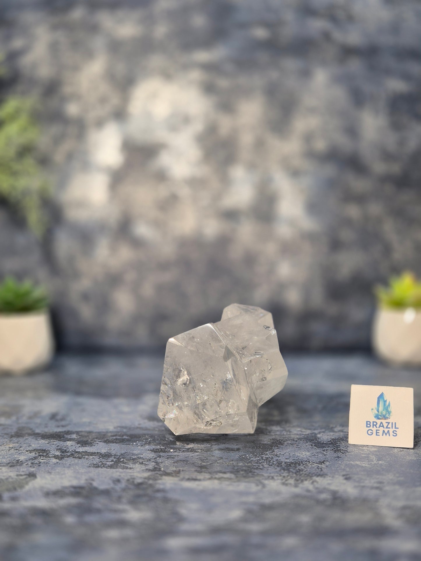 Lemurian Quartz Sculpture