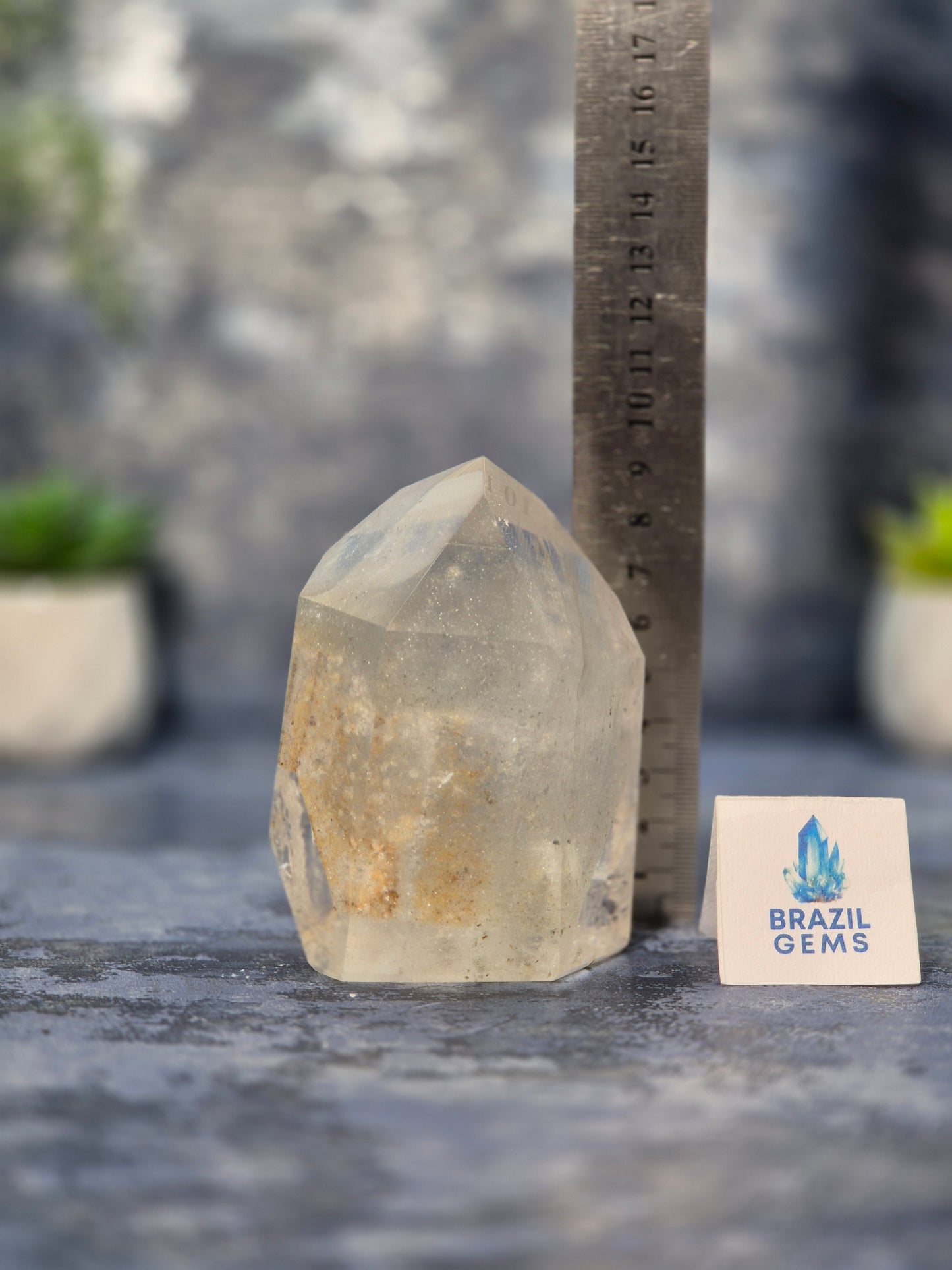 Clear Quartz Phantom Point