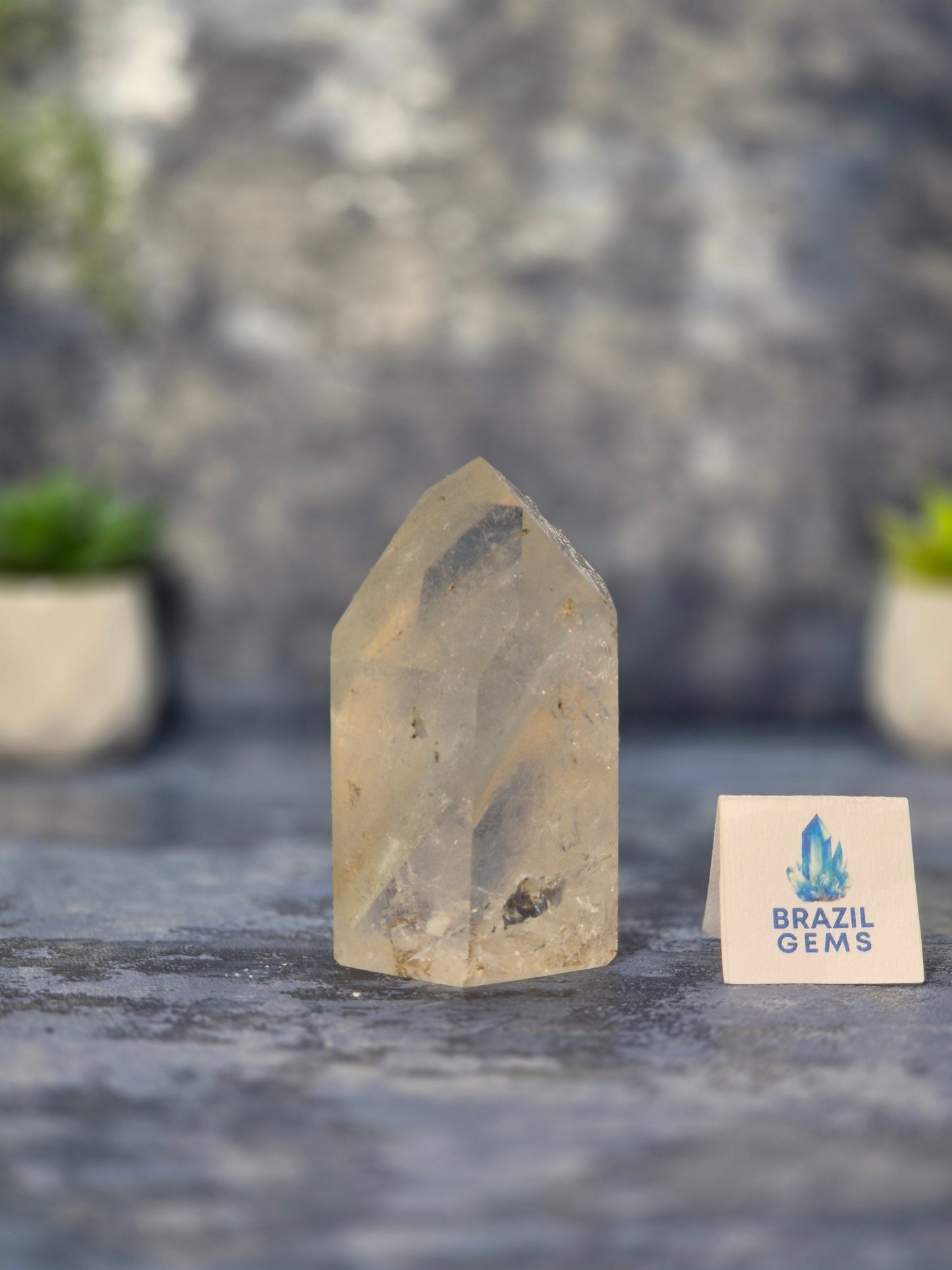 Clear Quartz Phantom Point