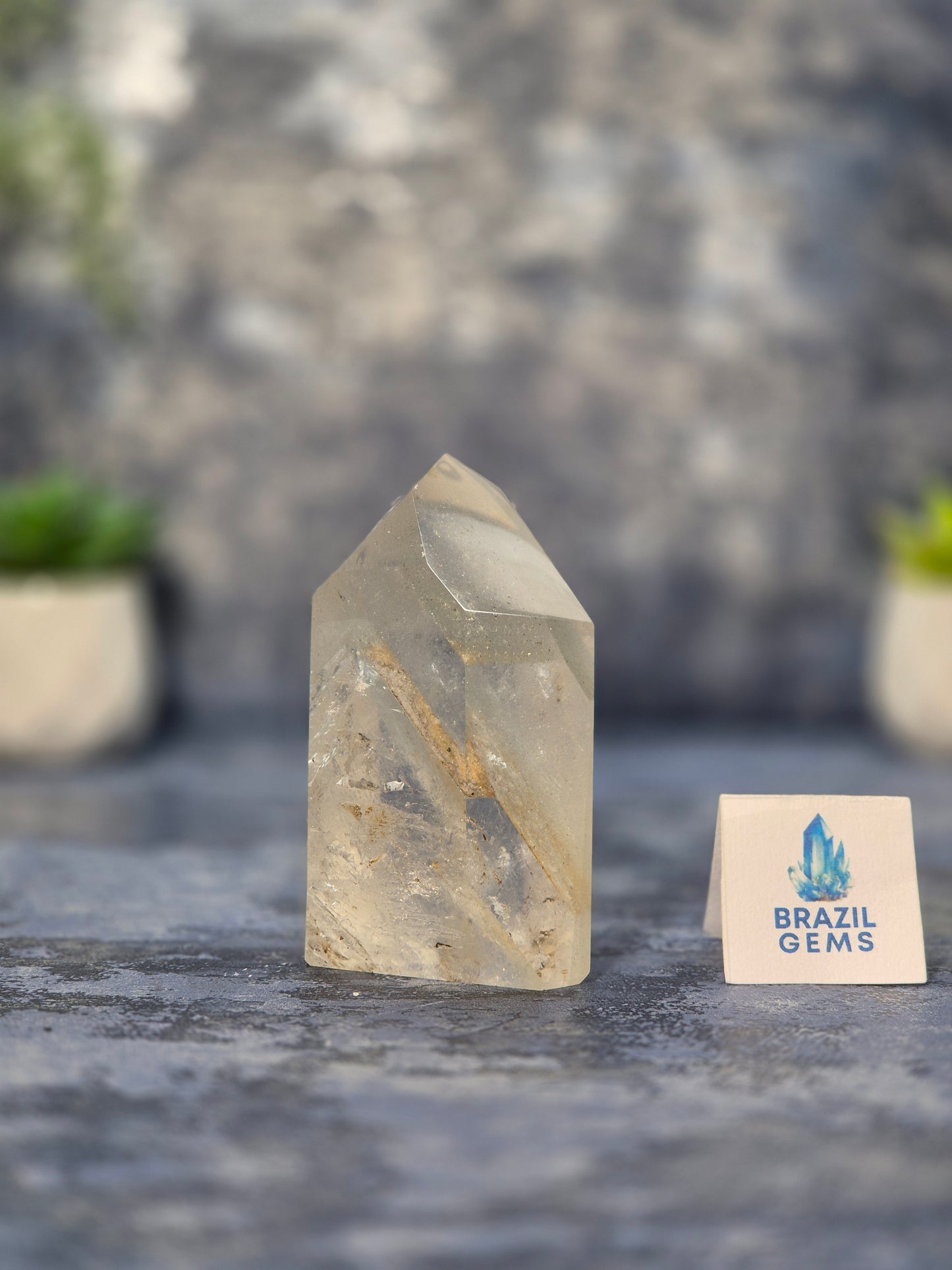 Clear Quartz Phantom Point