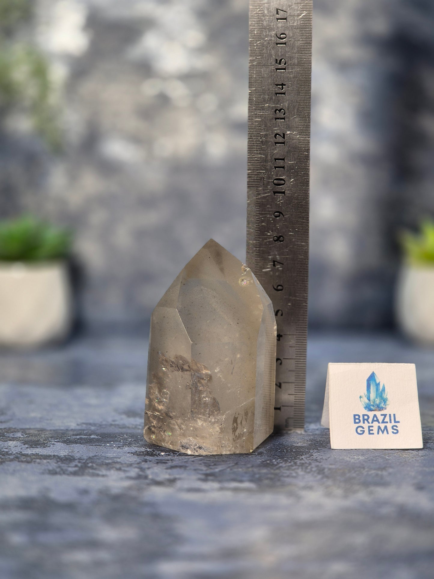 Clear Quartz Phantom Point