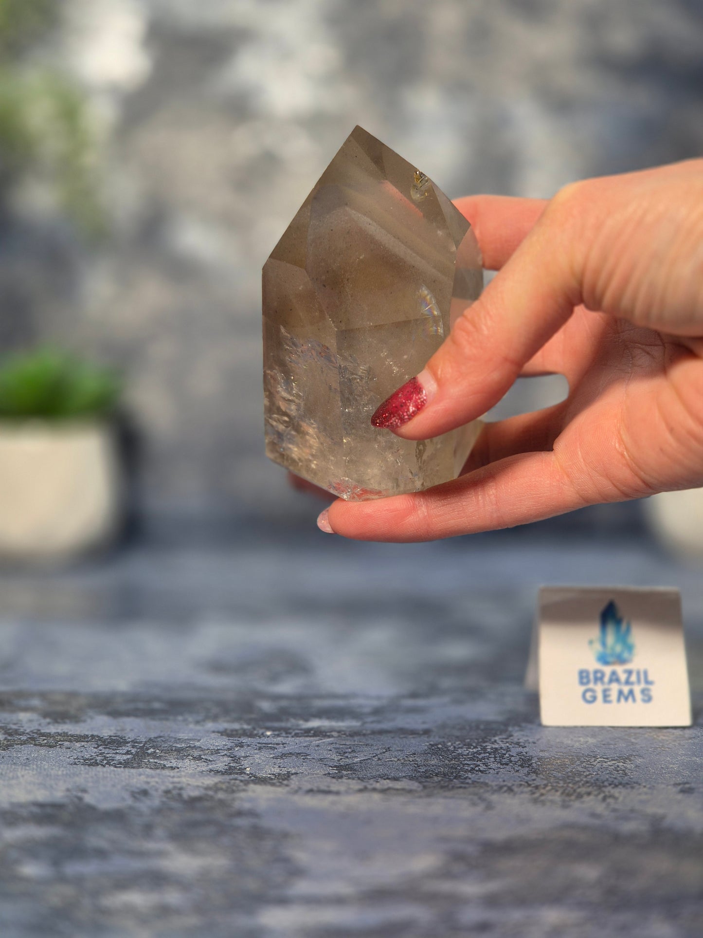 Clear Quartz Phantom Point