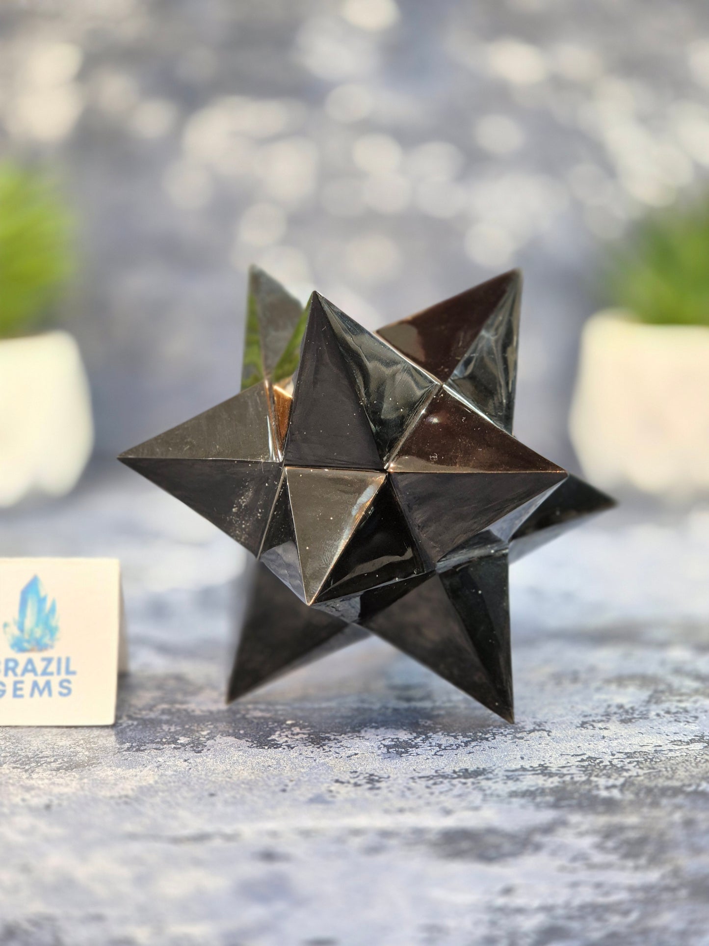 Black Obsidian Asteroid