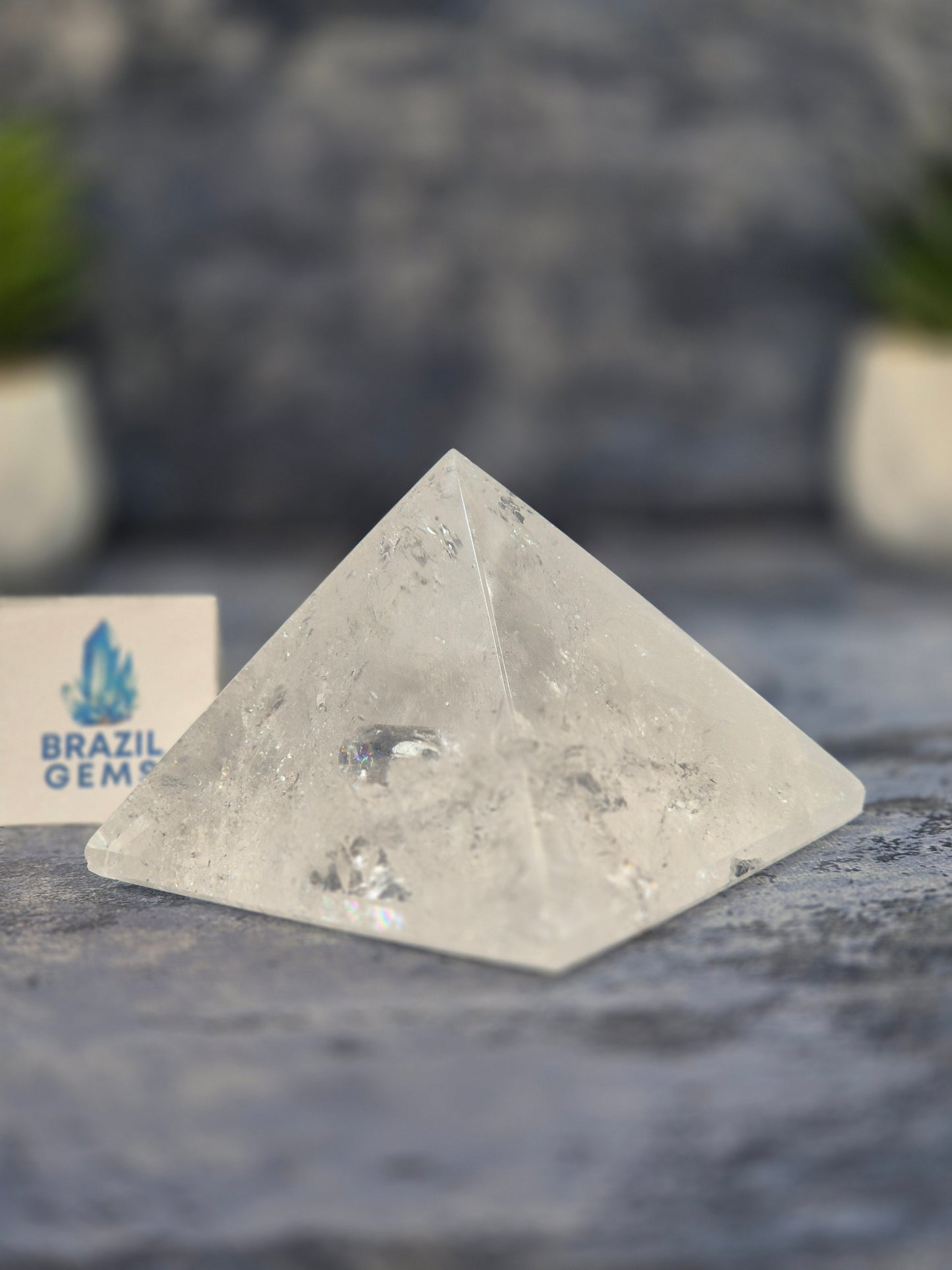 Lemurian Quartz Pyramid